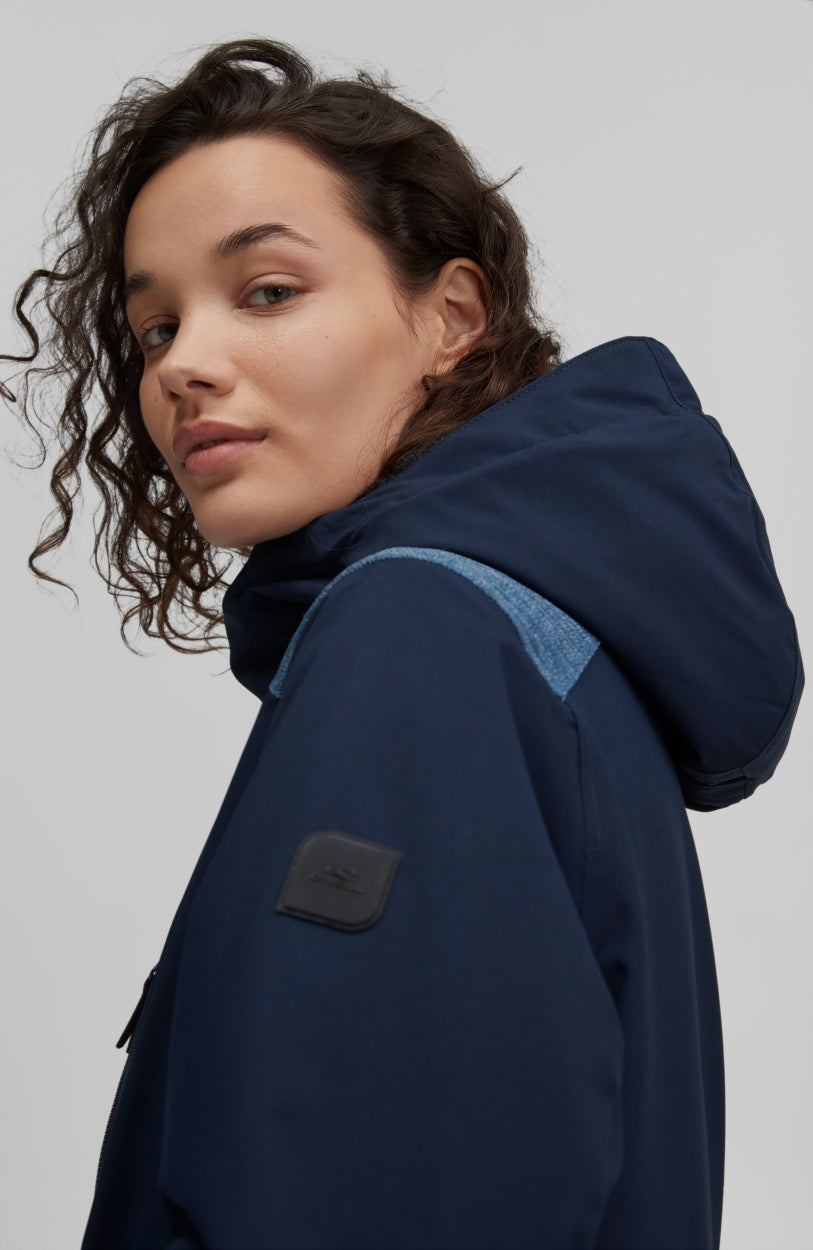 Zeolite Hybrid Snow Jacket | Ink Blue -A