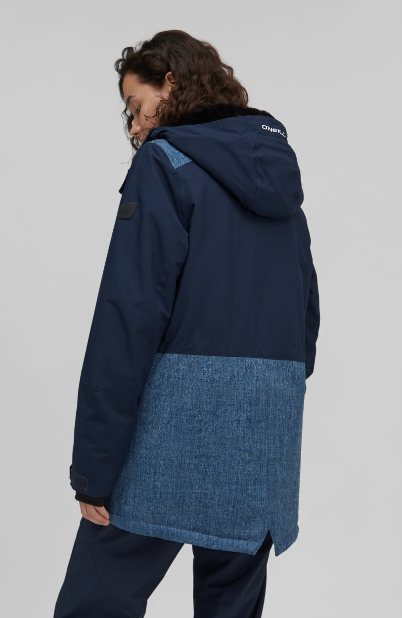 Zeolite Hybrid Snow Jacket | Ink Blue -A