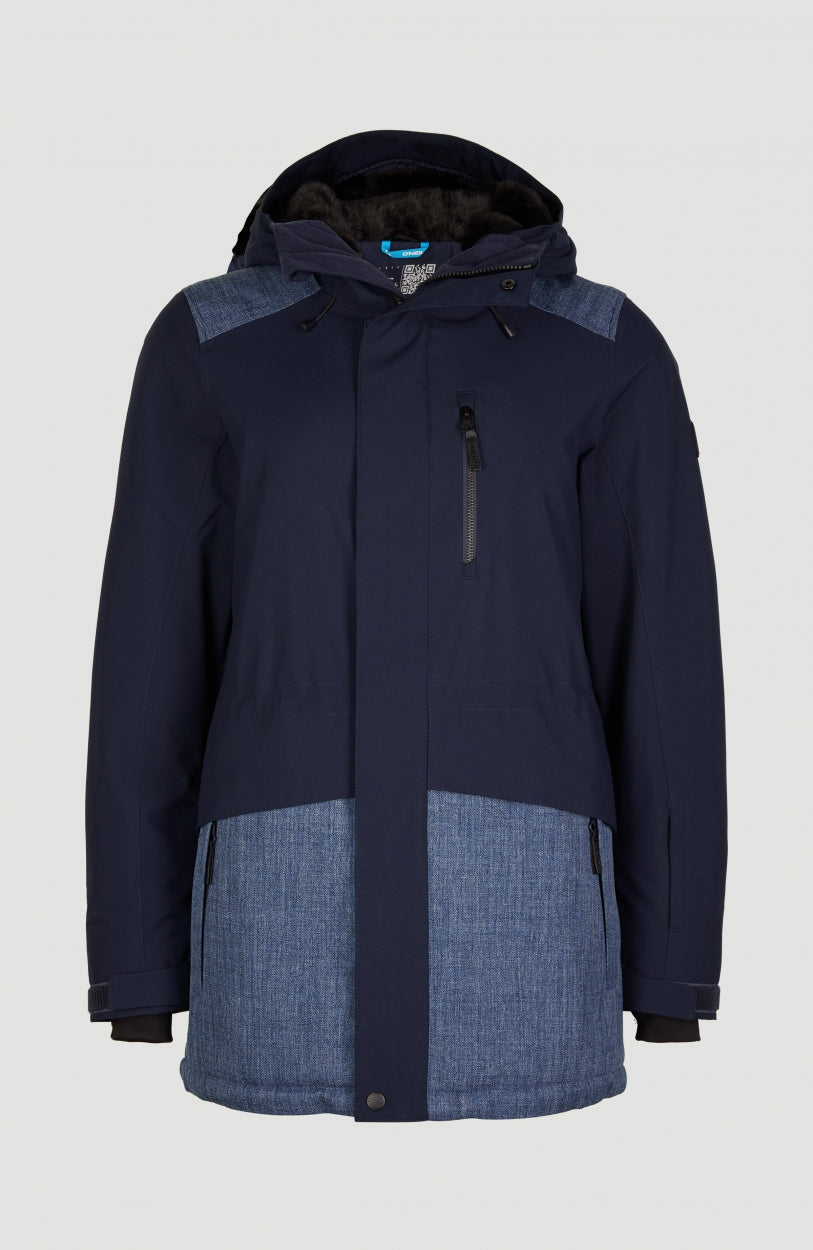 Zeolite Hybrid Snow Jacket | Ink Blue -A