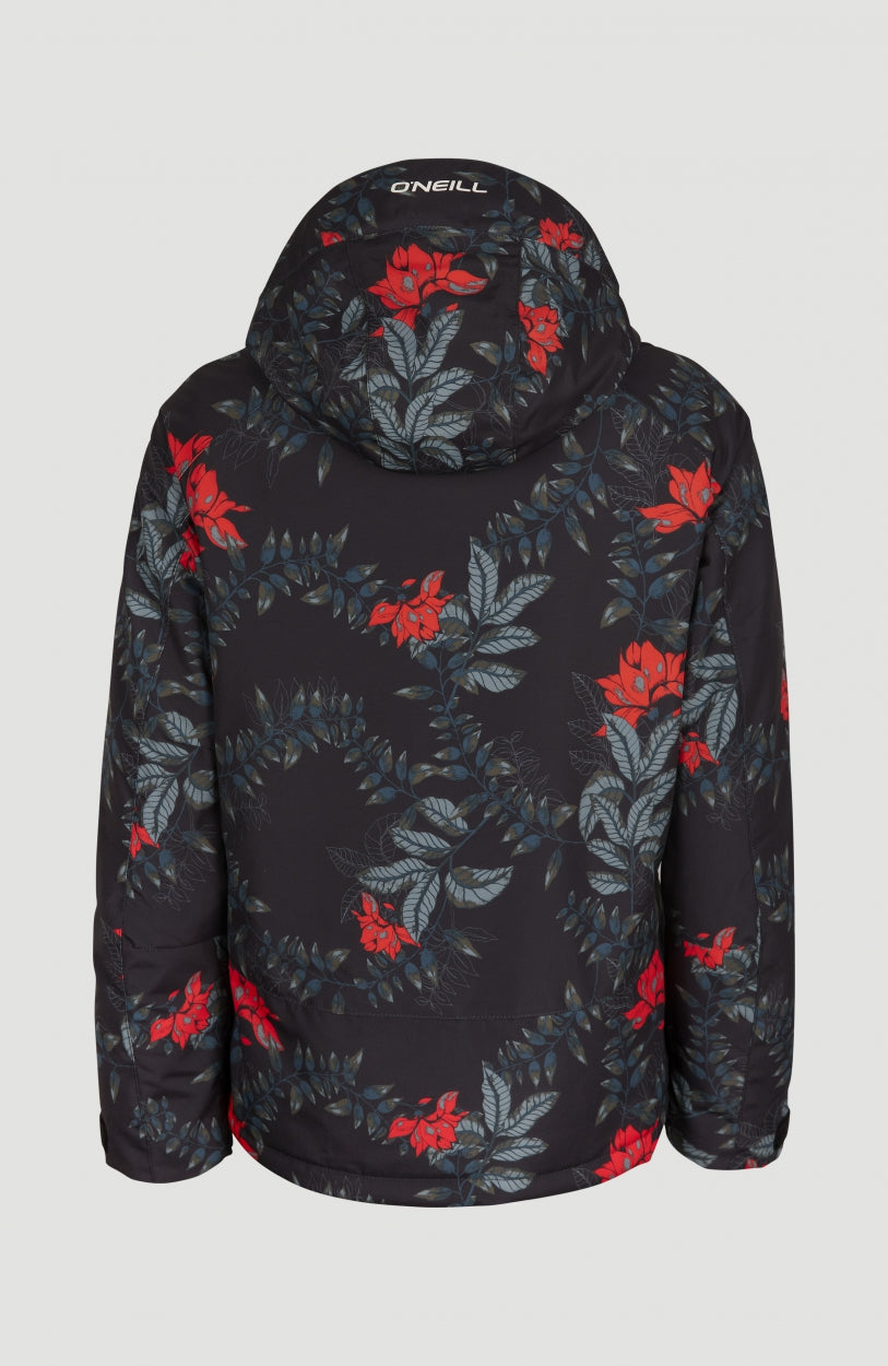 Adelite Snow Jacket | Black With Green