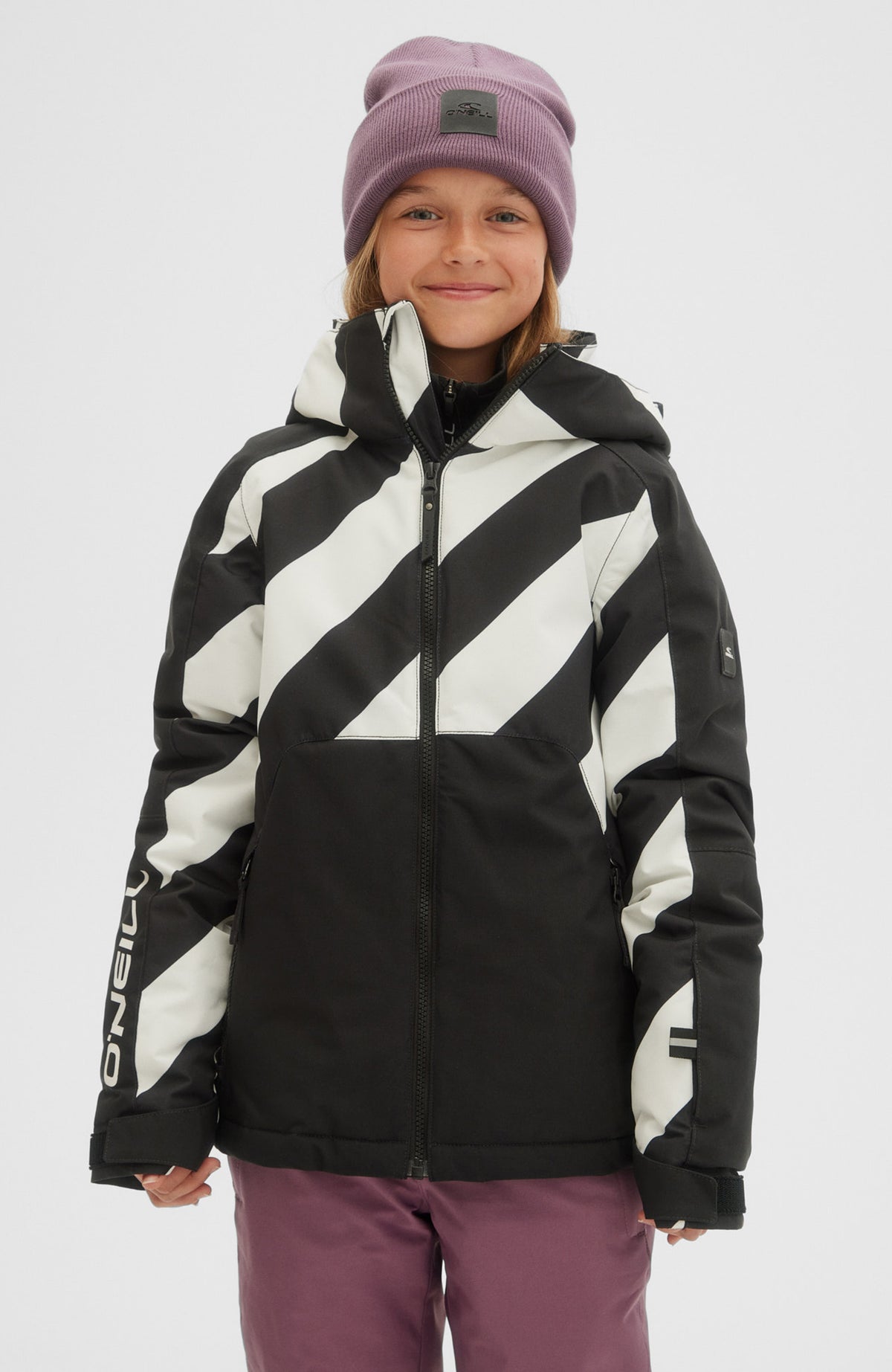 Adelite All Over Print Snow Jacket | BlackOut - A
