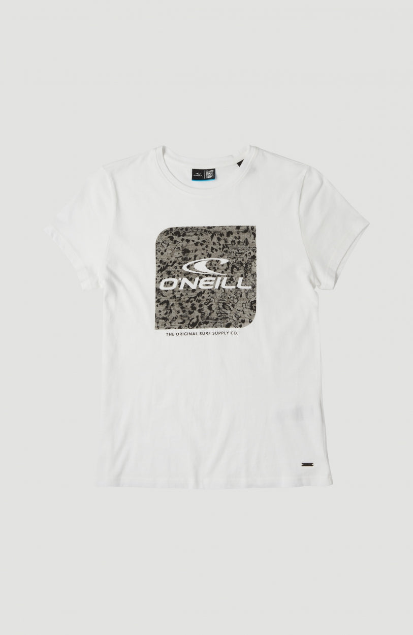 Cube T-Shirt | Powder White