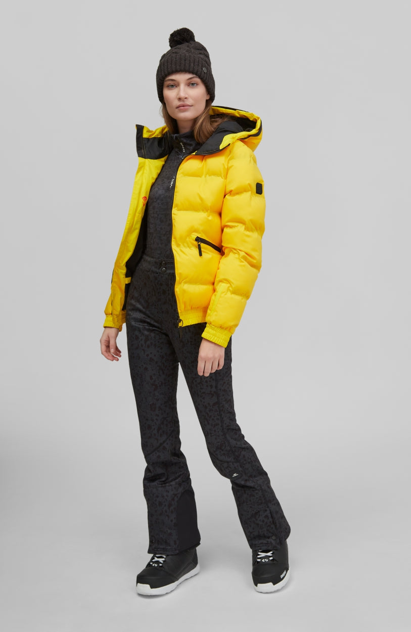 Blessed All Over Print Snow Pants | Grey With Black