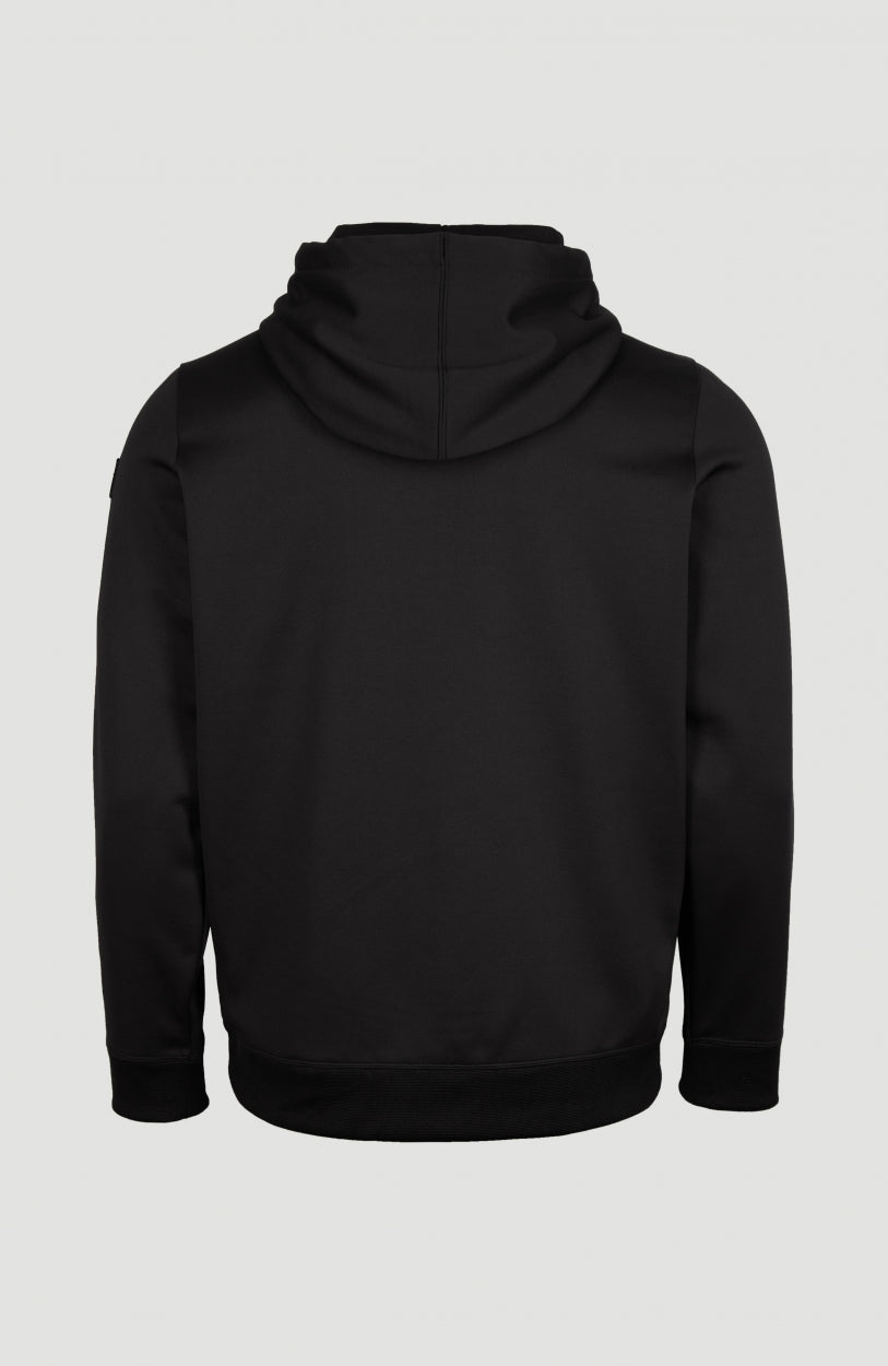 Rutile Hooded Fleece | Black Out