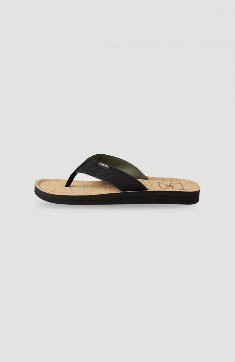 Chad Fabric Sandals | Black Out
