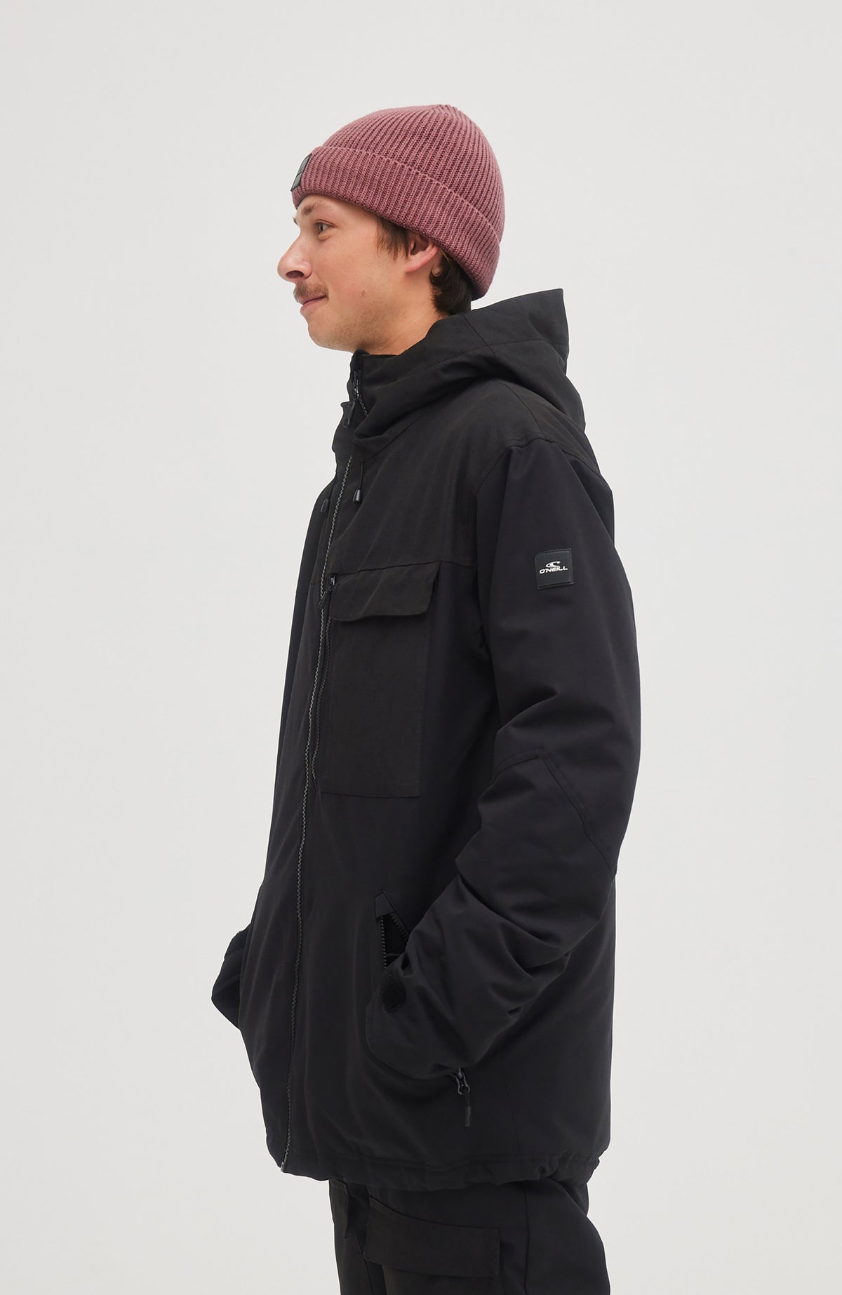 Utility Hybrid Snow Jacket | Black Out