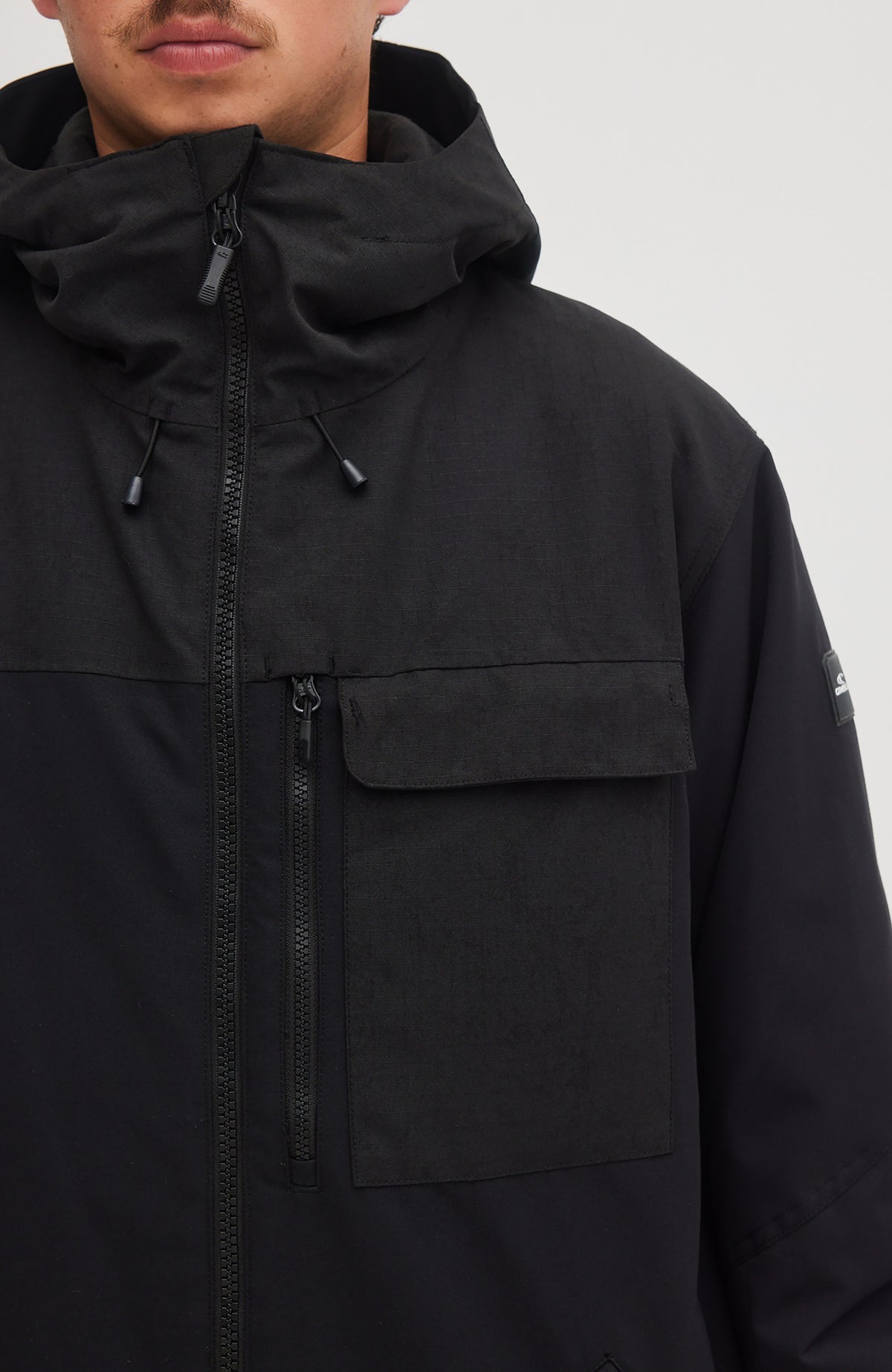 Utility Hybrid Snow Jacket | Black Out