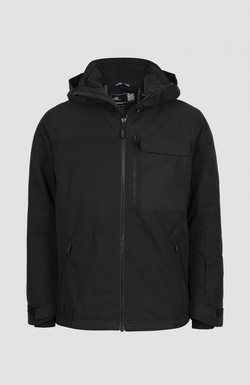 Utility Hybrid Snow Jacket | Black Out