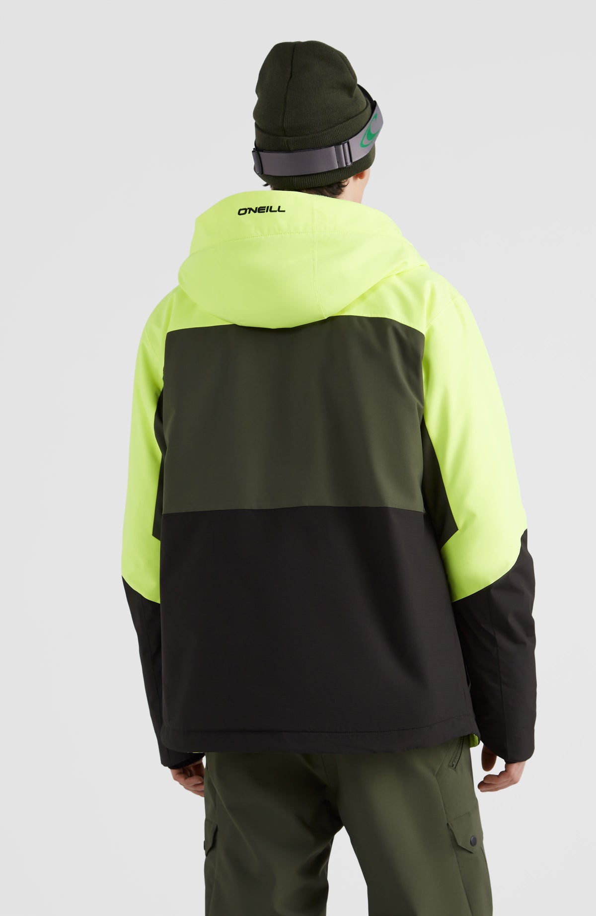 Carbon Snow Jacket | Pyranine Yellow Colour Block