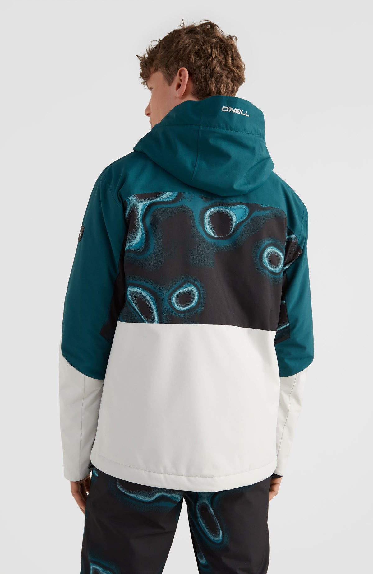 Carbon Snow Jacket | Deep Teal Colour Block