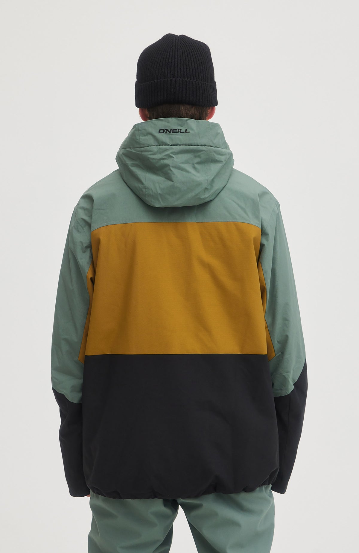 Carbon Snow Jacket | Balsam Green Colour Block