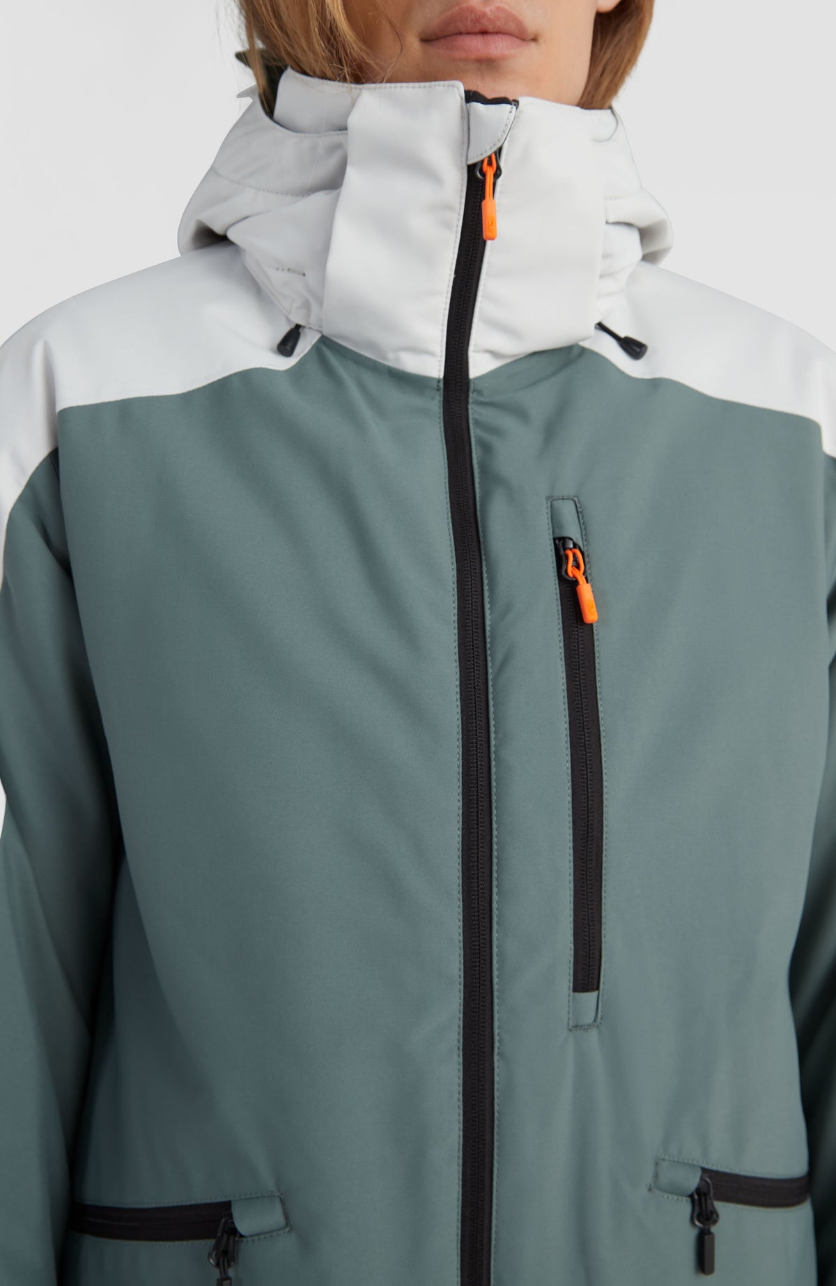 Diabase Snow Jacket | Balsam Green Colour Block