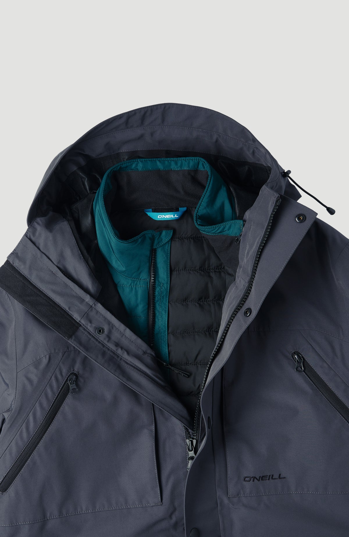 3-in-1 Journey Parka Jacket | Asphalt