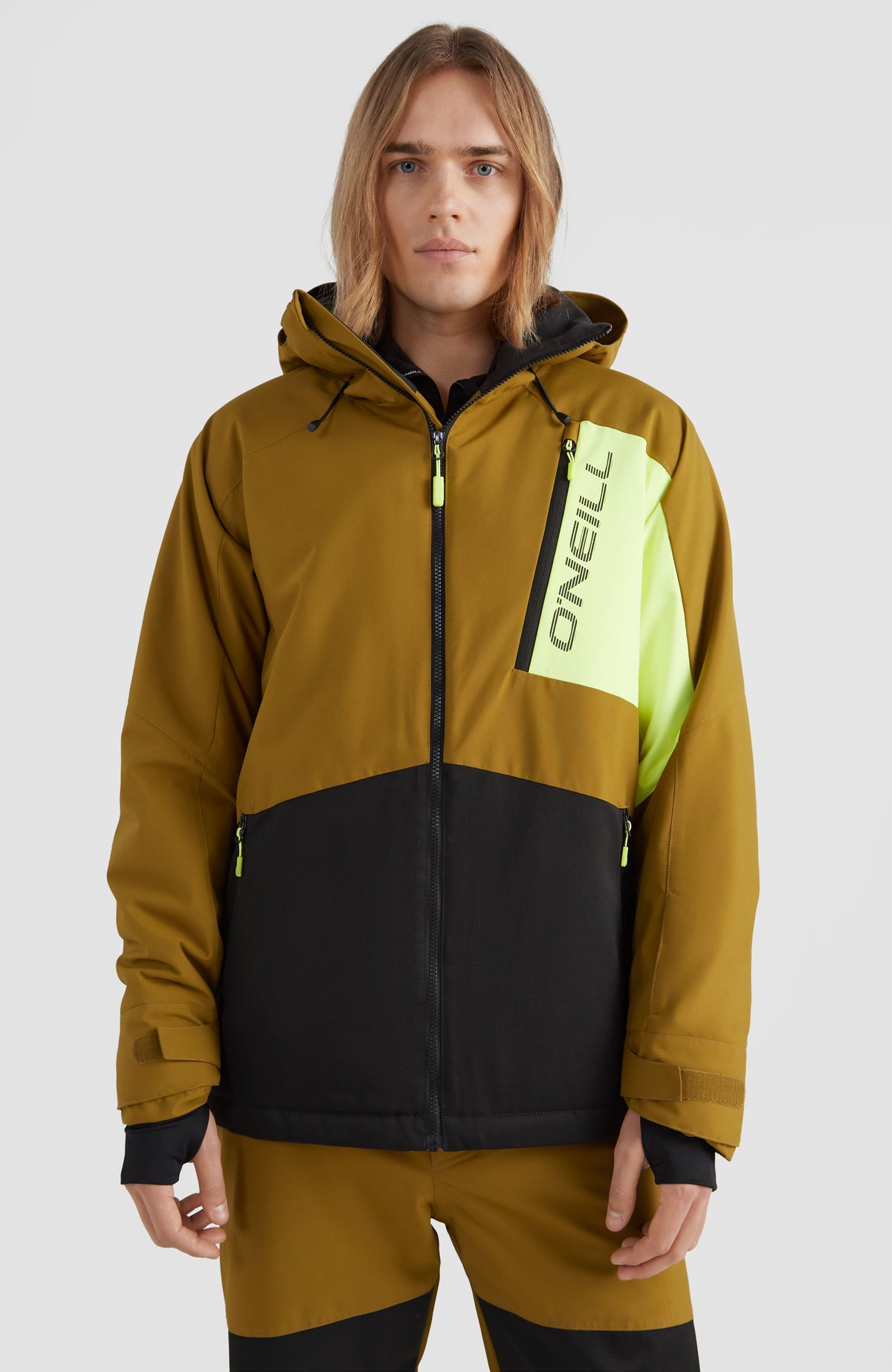 Jigsaw Snow Jacket | Plantation Colour Block