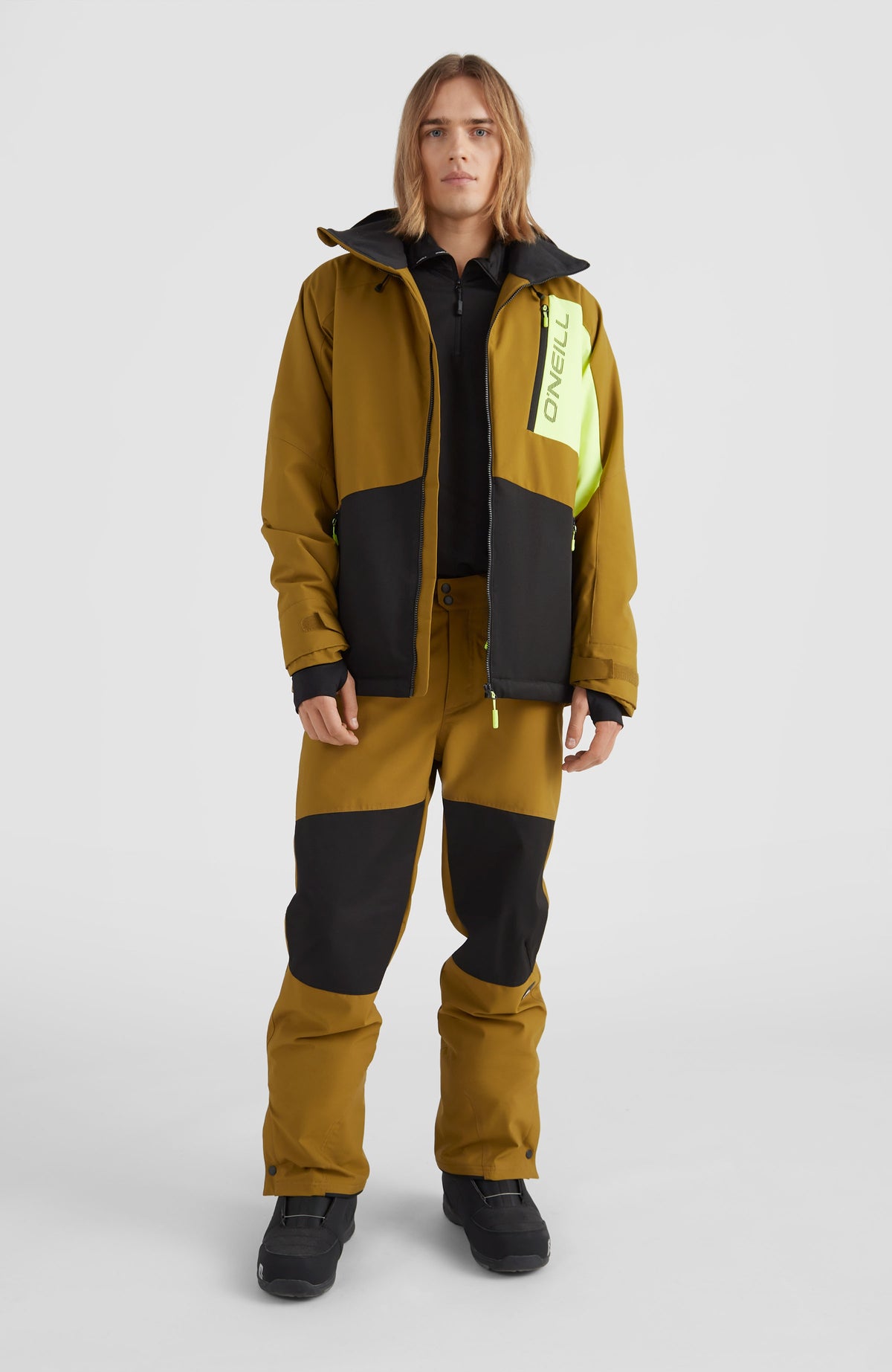 Jigsaw Snow Jacket | Plantation Colour Block