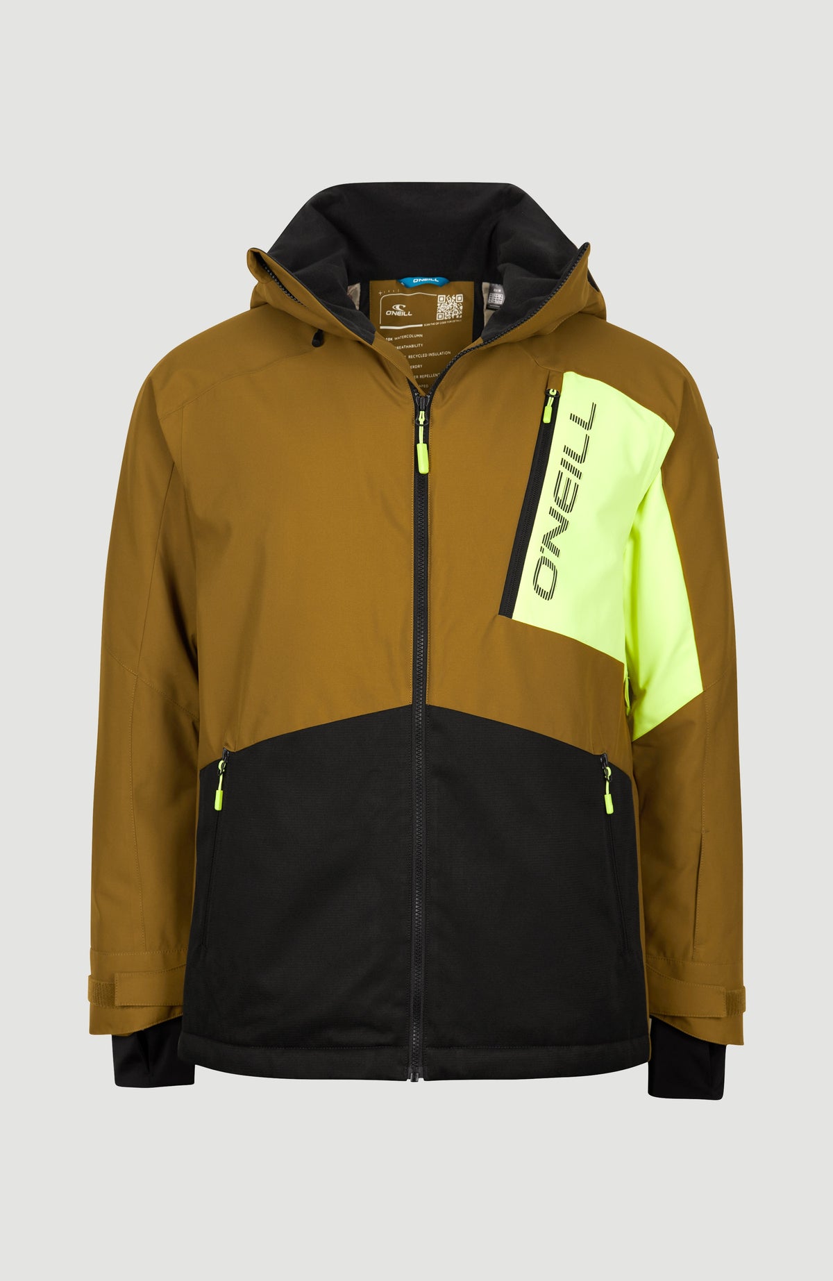 Jigsaw Snow Jacket | Plantation Colour Block