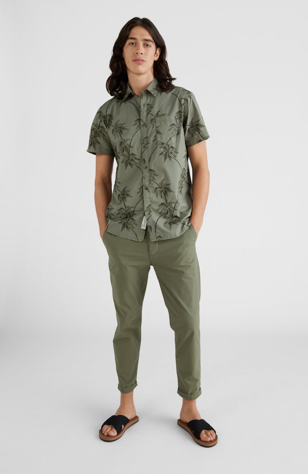 Ridge Stretch Worker Pants | Deep Lichen Green