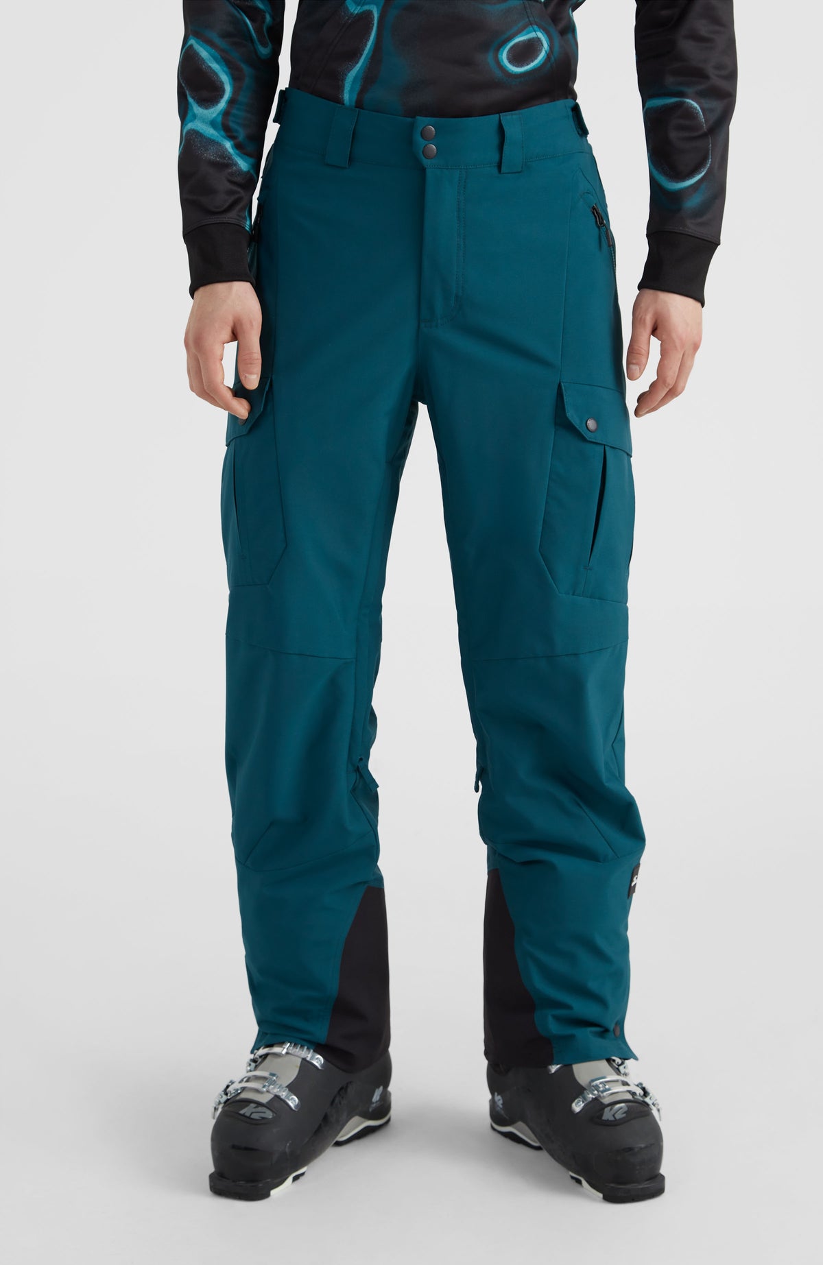 Cargo Snow Pants | Deep Teal
