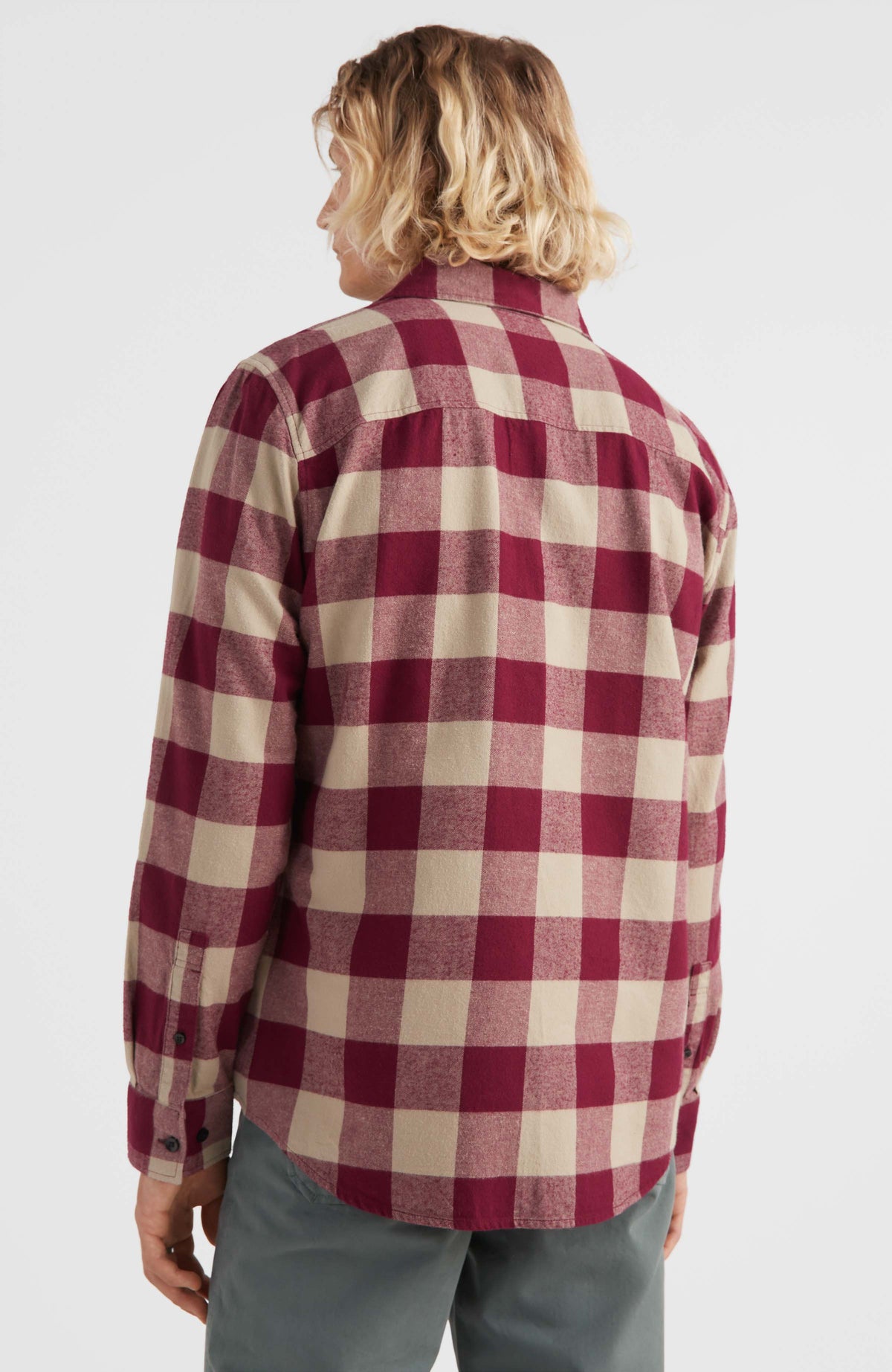 Checked Flannel Shirt | Red Small Buffalo Check