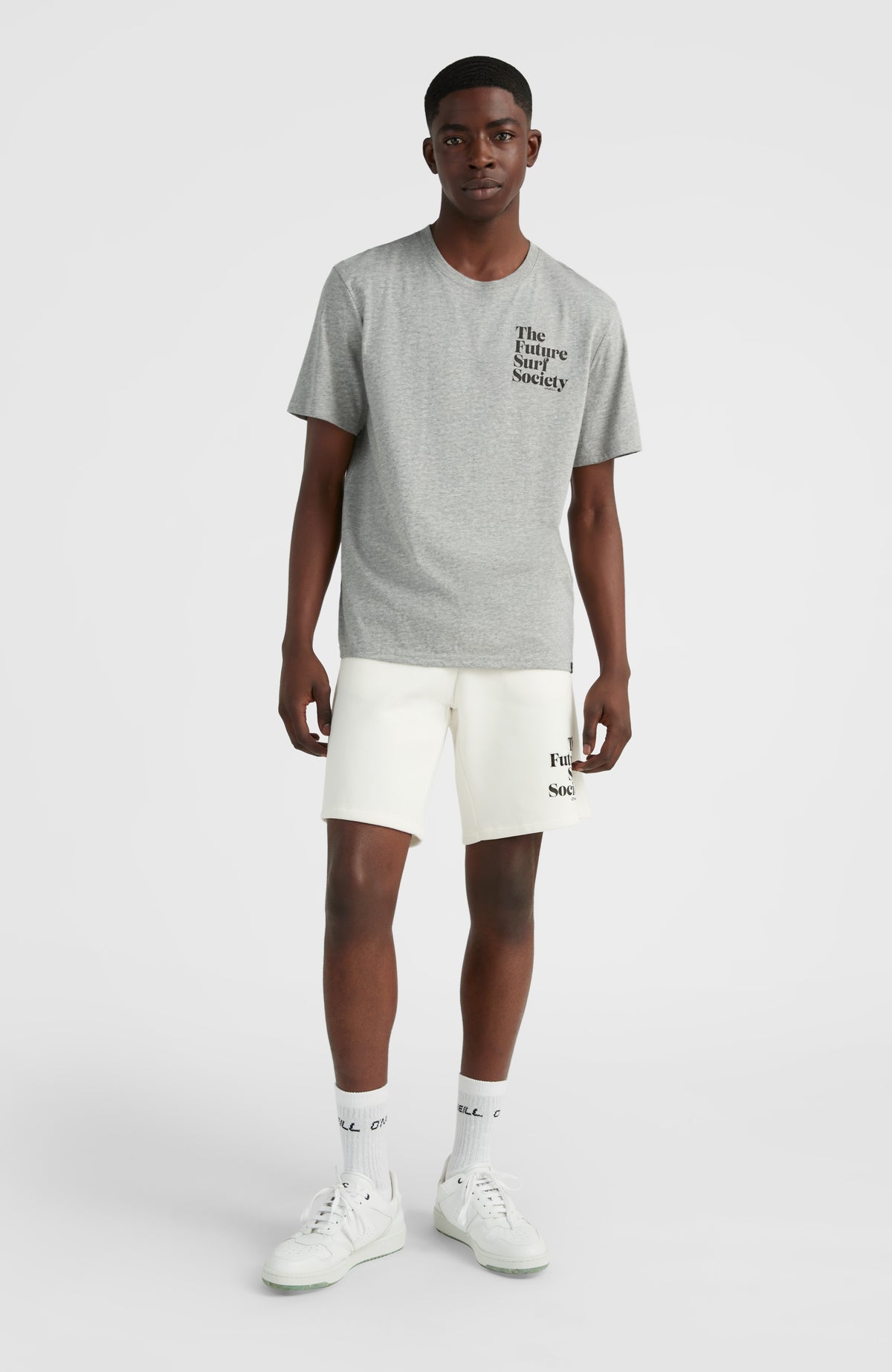 Future Surf Sweatshorts | Snow White