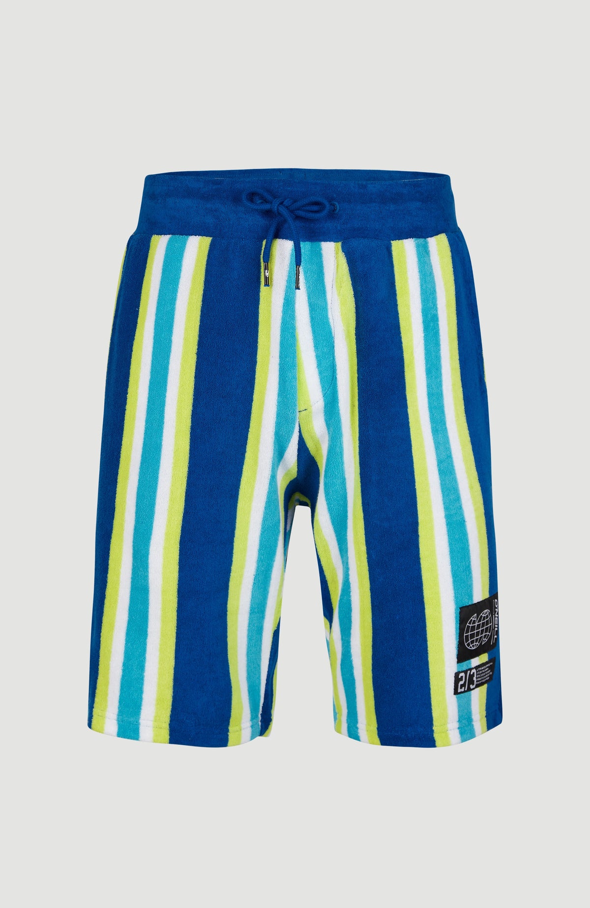 Brights Terry Short | Blue Towel Stripe