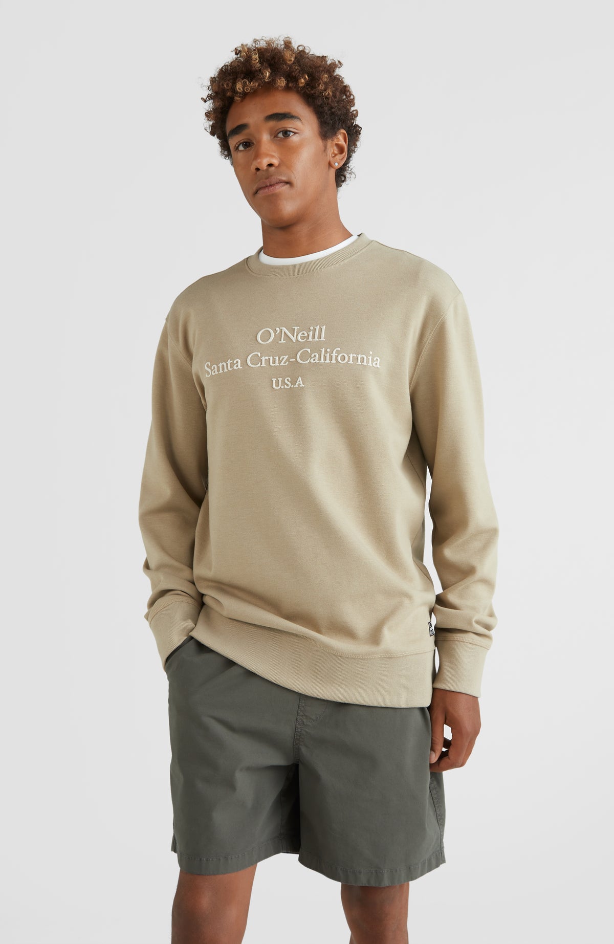 Piqué Crew Sweatshirt | Crockery
