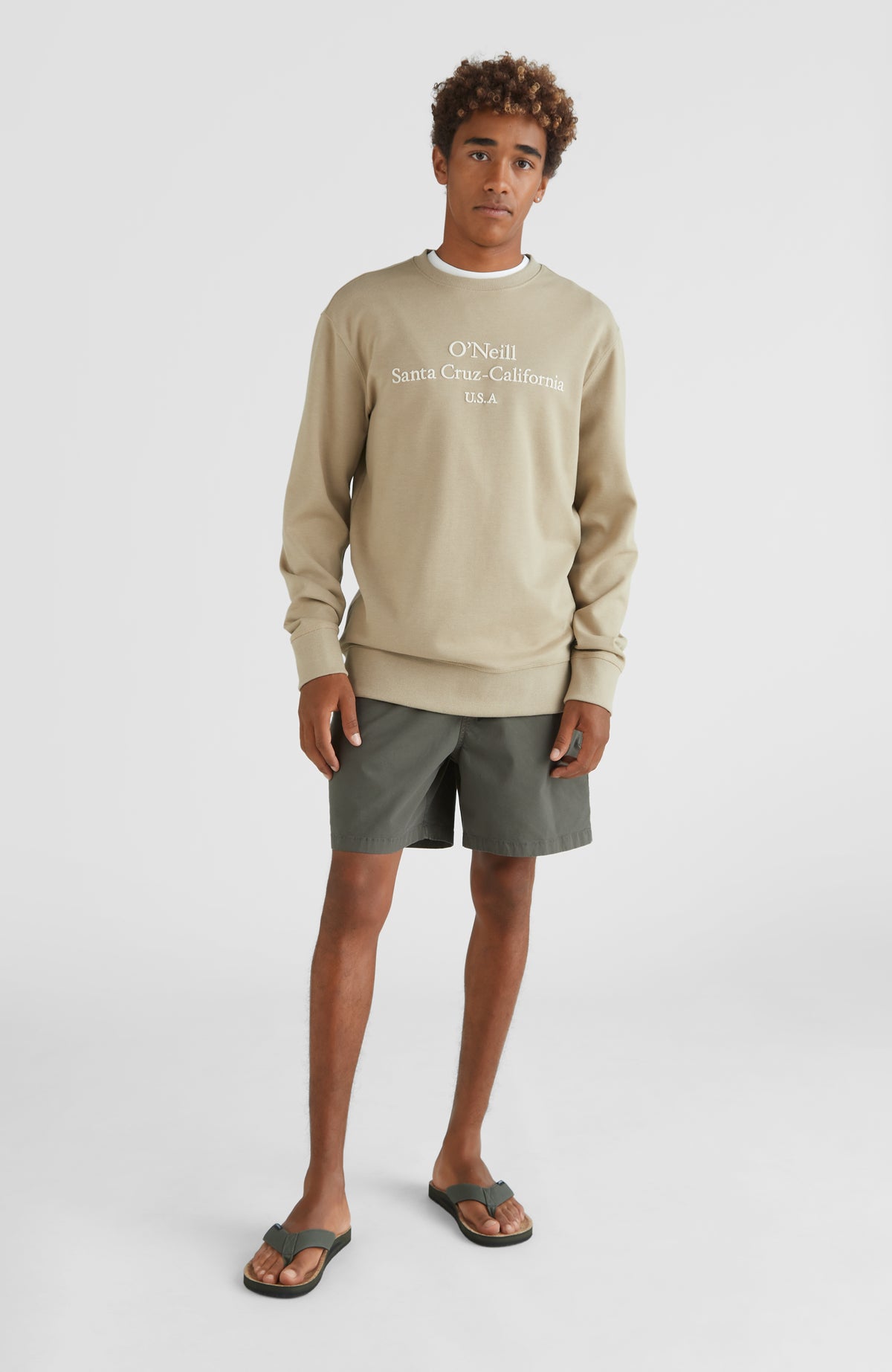 Piqué Crew Sweatshirt | Crockery