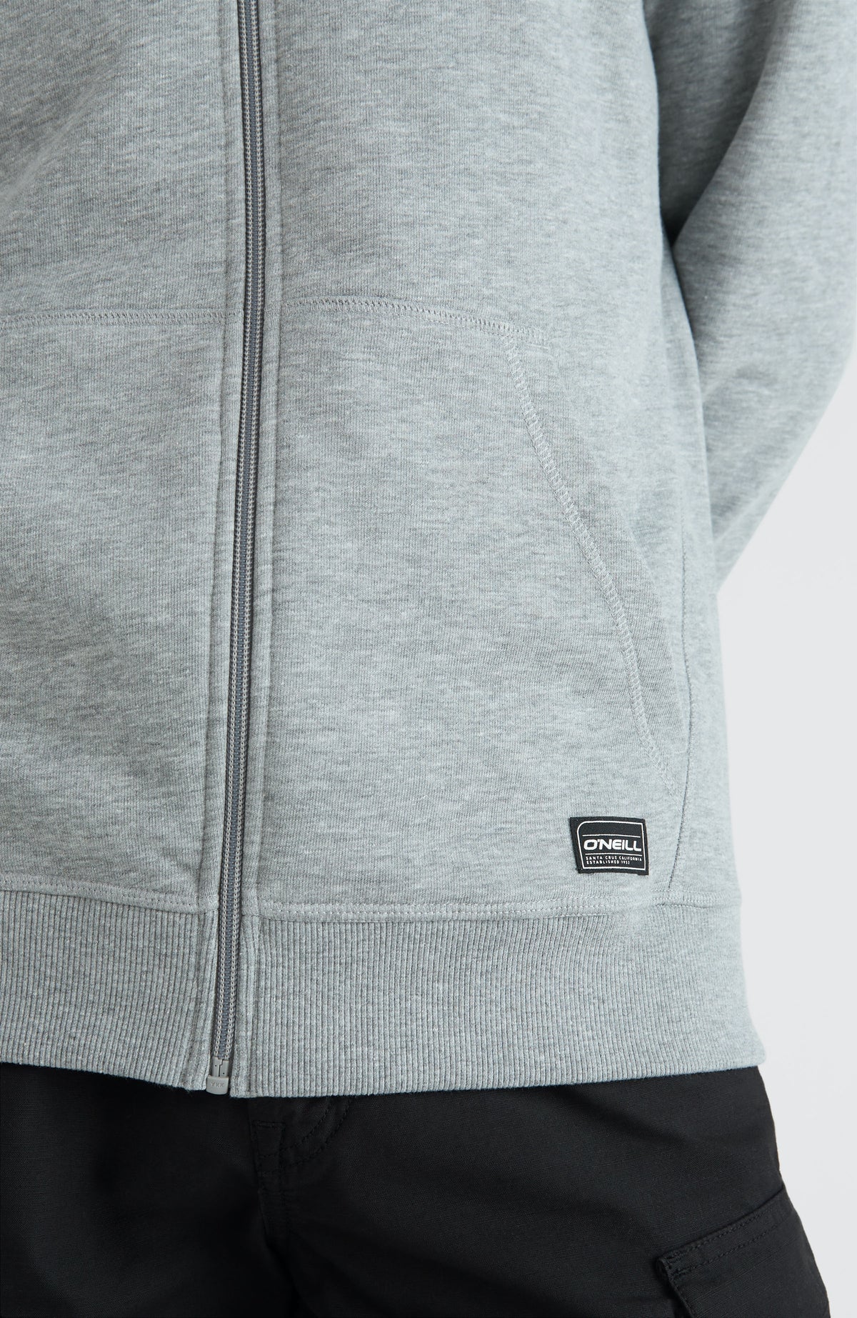 State Hoodie Jacket | Silver Melee