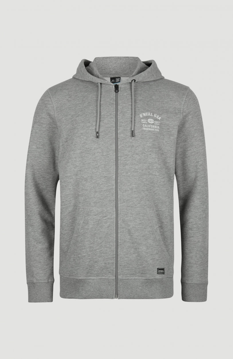 State Hoodie Jacket | Silver Melee