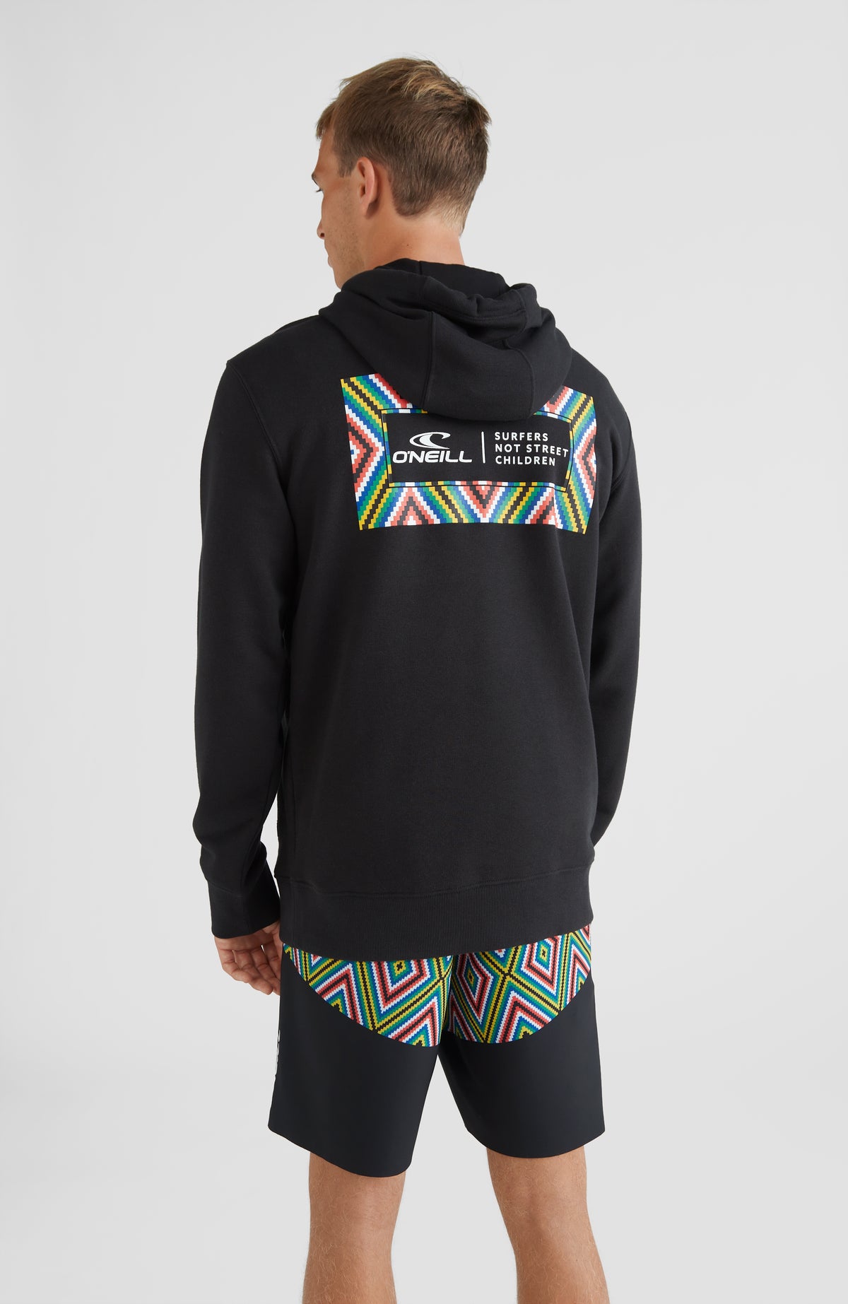 Surfers Not Street Children Box Hoodie | Black Out