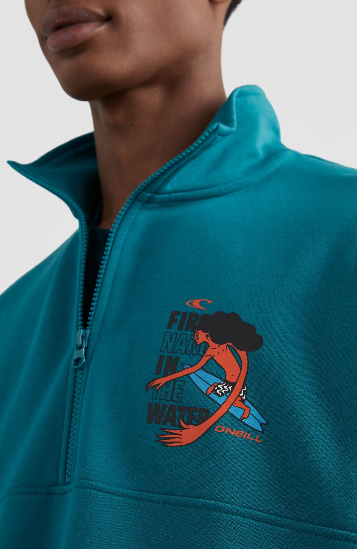 Progressive Half Zip Sweatshirt | Harbour Blue