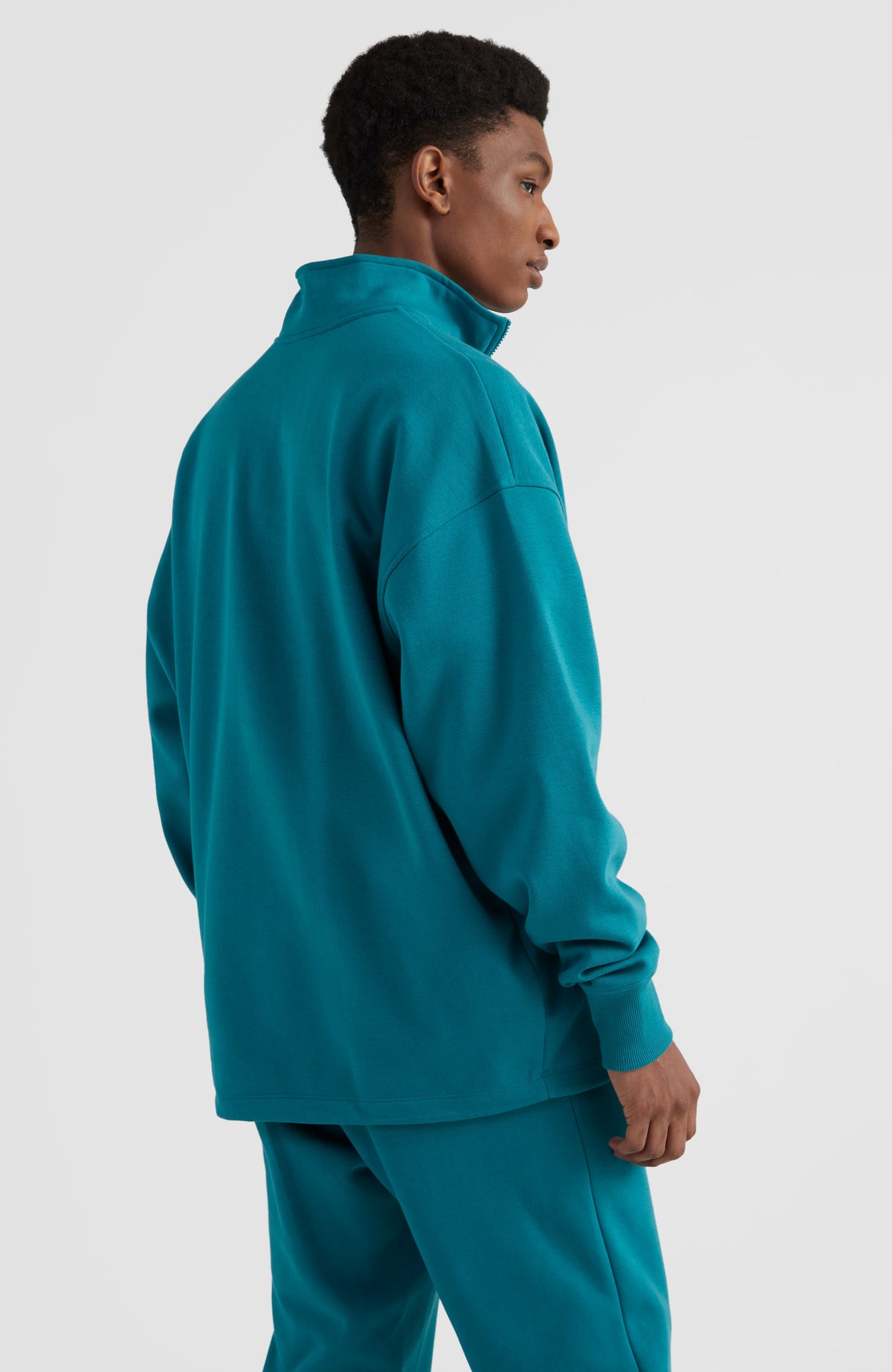Progressive Half Zip Sweatshirt | Harbour Blue