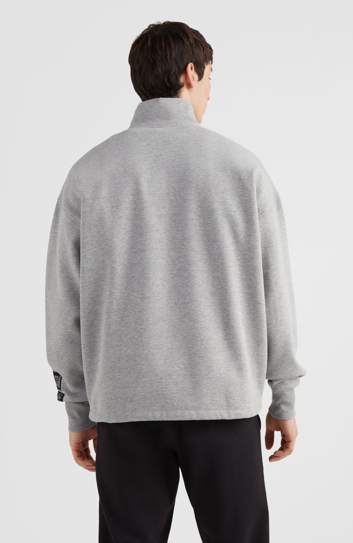 Progressive Half Zip Sweatshirt | Silver Melee
