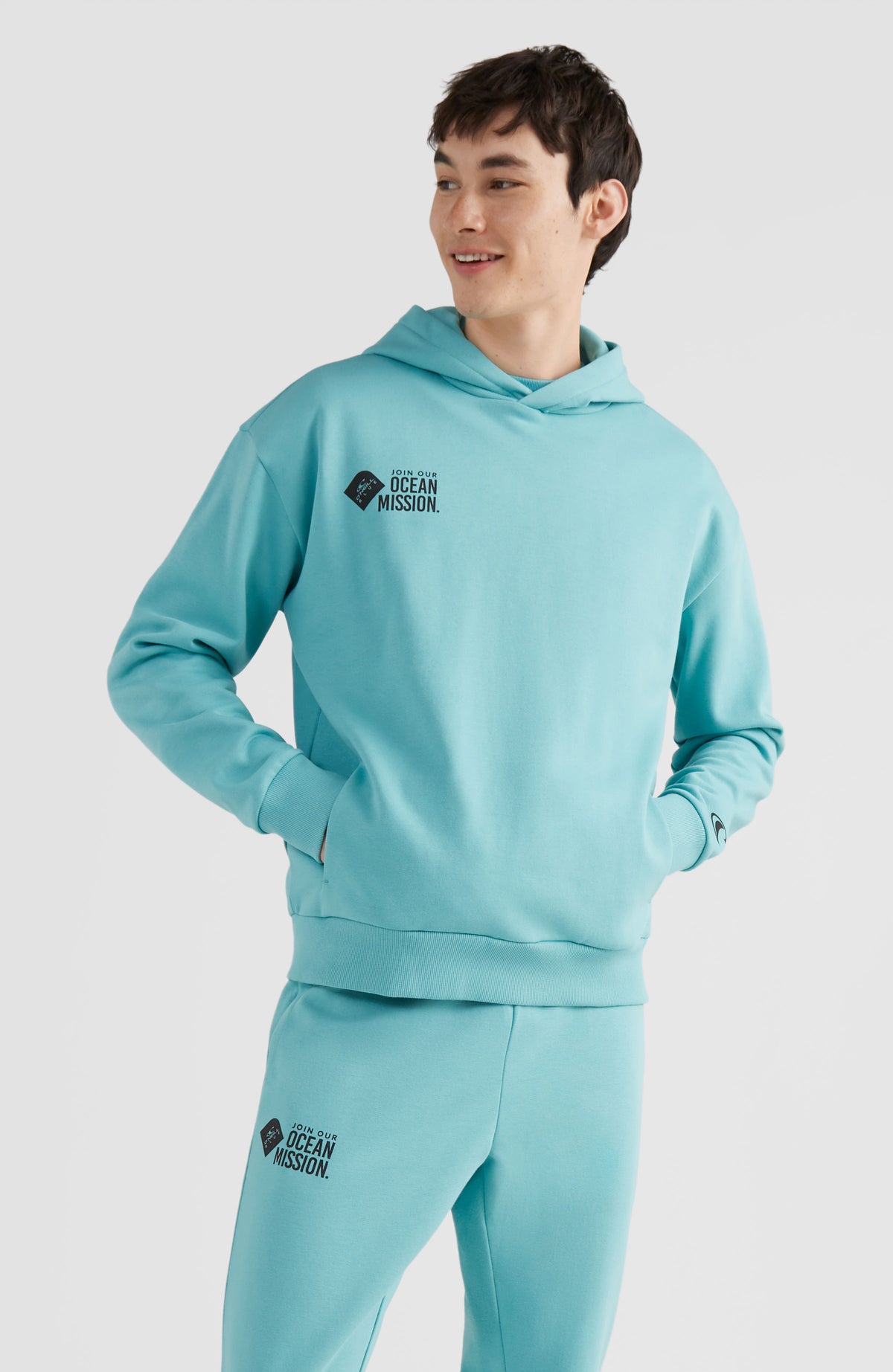 Atlantic Hoodie | Aqua Sea