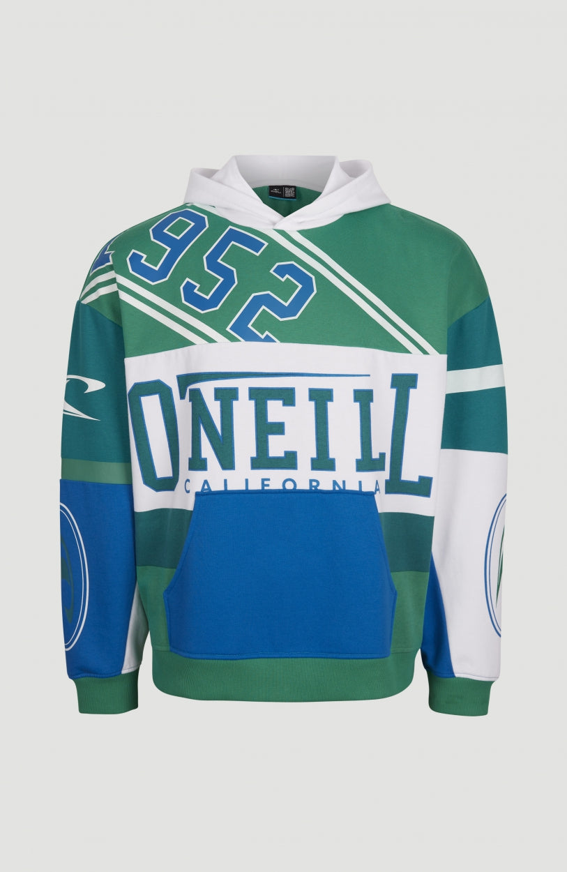 Collegiate Progressive Hoodie | Harbour Blue Colour Block