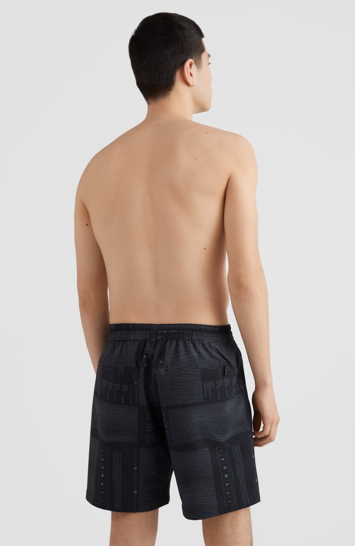 All Day Print Hybrid Shorts | Black AO 6