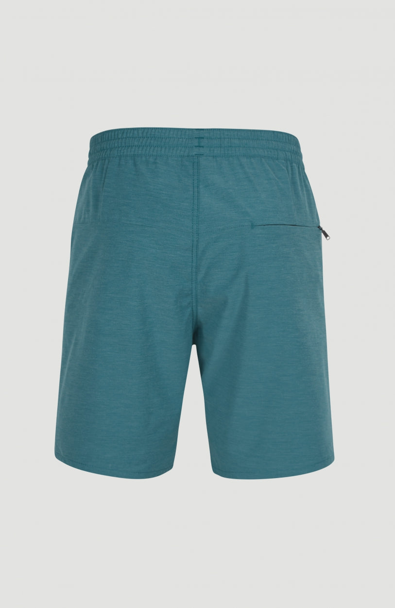 All Day Solid Hybrid Shorts | Blue Coral
