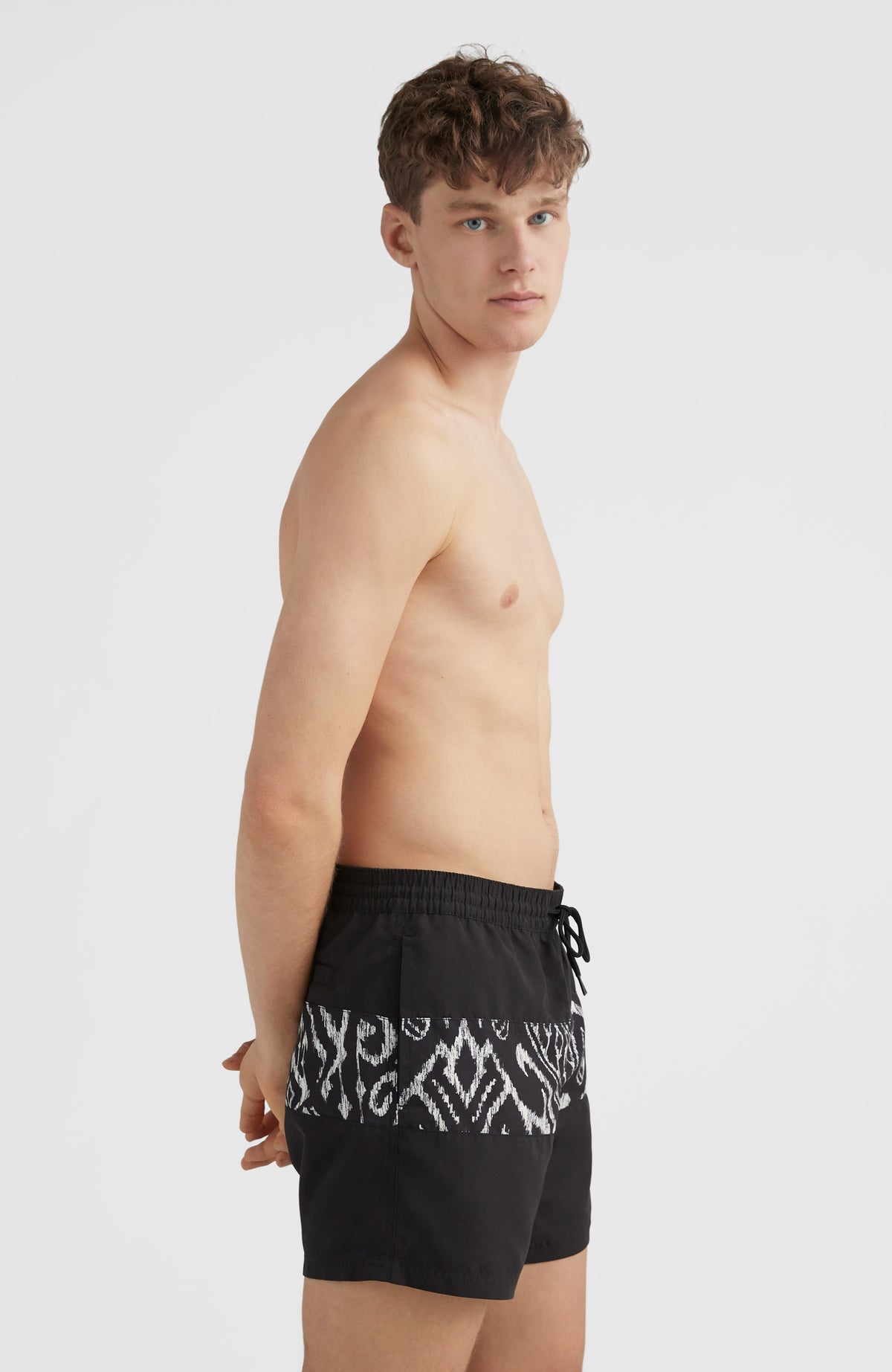 Cali Block 15'' Swim Shorts | Black Magic Carpet