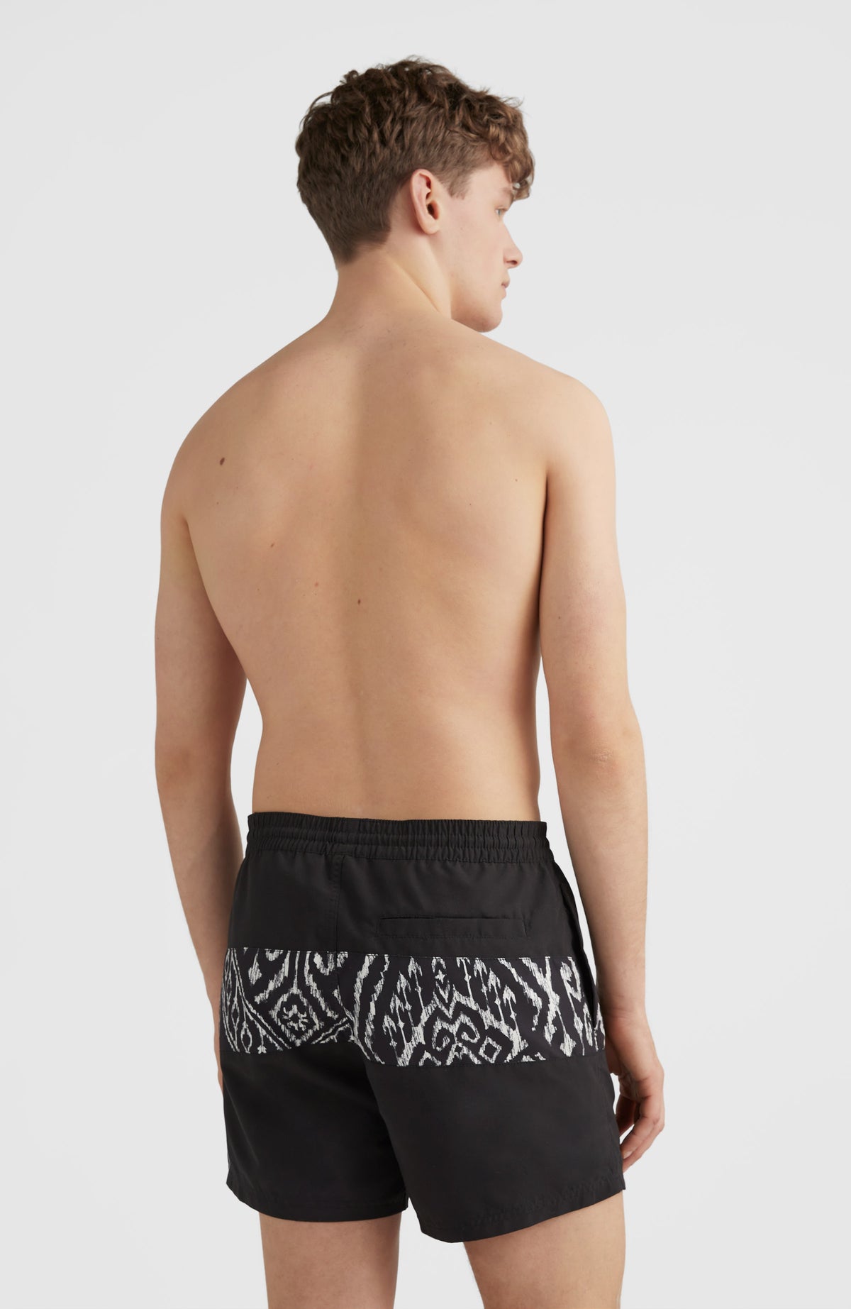 Cali Block 15'' Swim Shorts | Black Magic Carpet