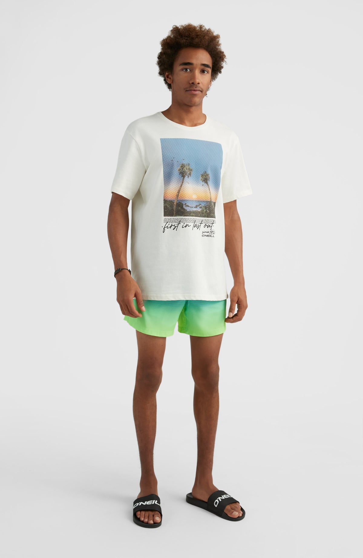 Cali Gradient 15'' Swim Shorts | Dark Blue Simple Gradient