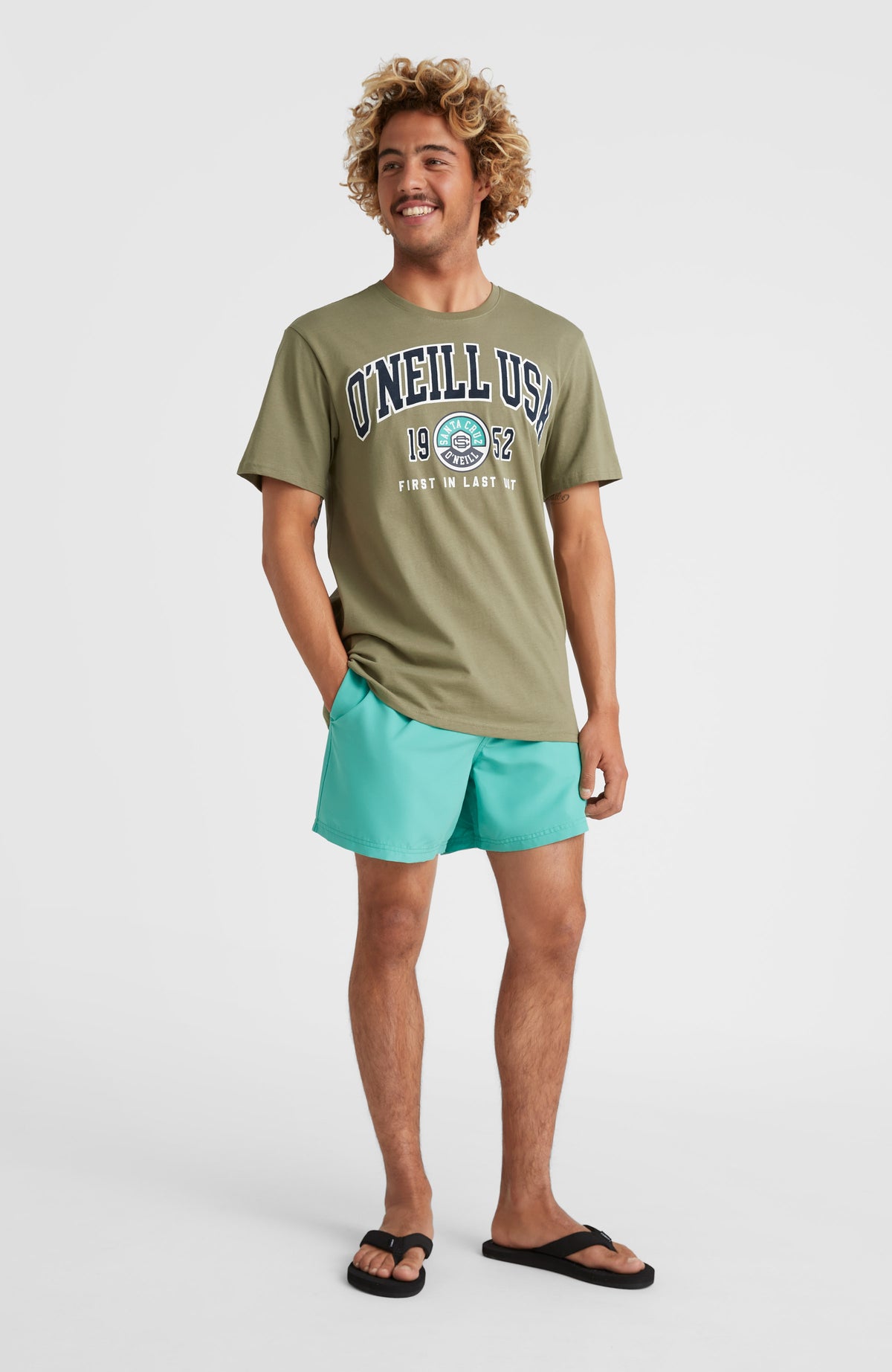 Cali State 15'' Swim Shorts | Sea Green