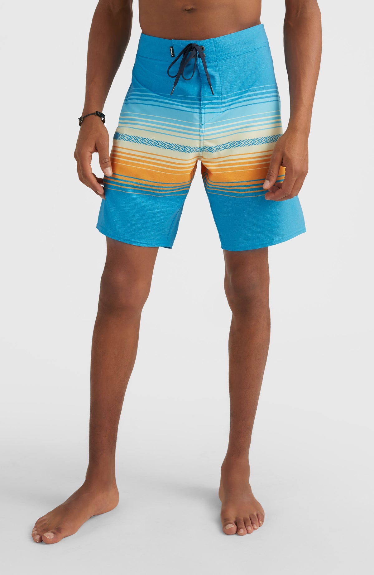 Heat Stripe Line 19'' Boardshorts | Princess Blue