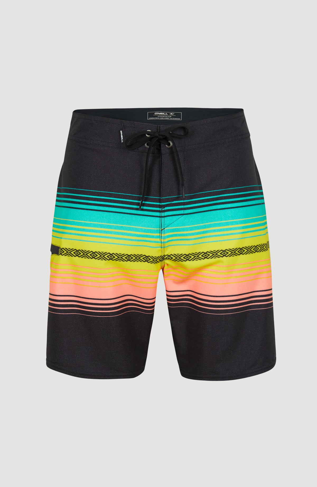 Heat Stripe Line 19'' Boardshorts | Black Out