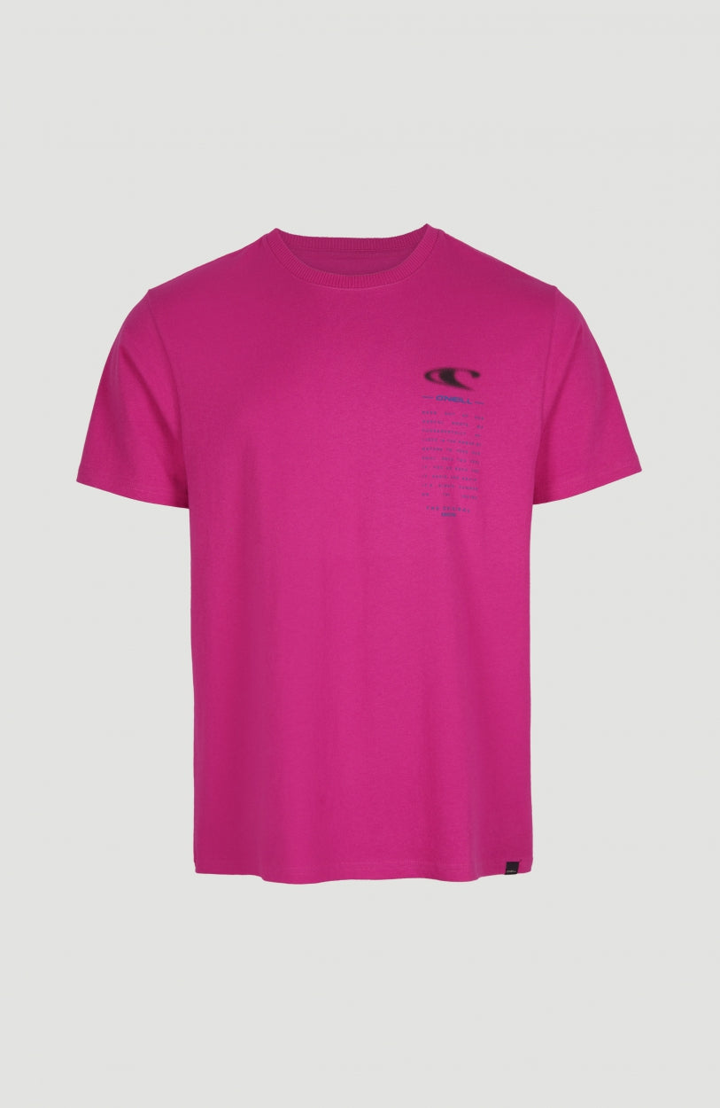 California T-Shirt | Fuchsia Red