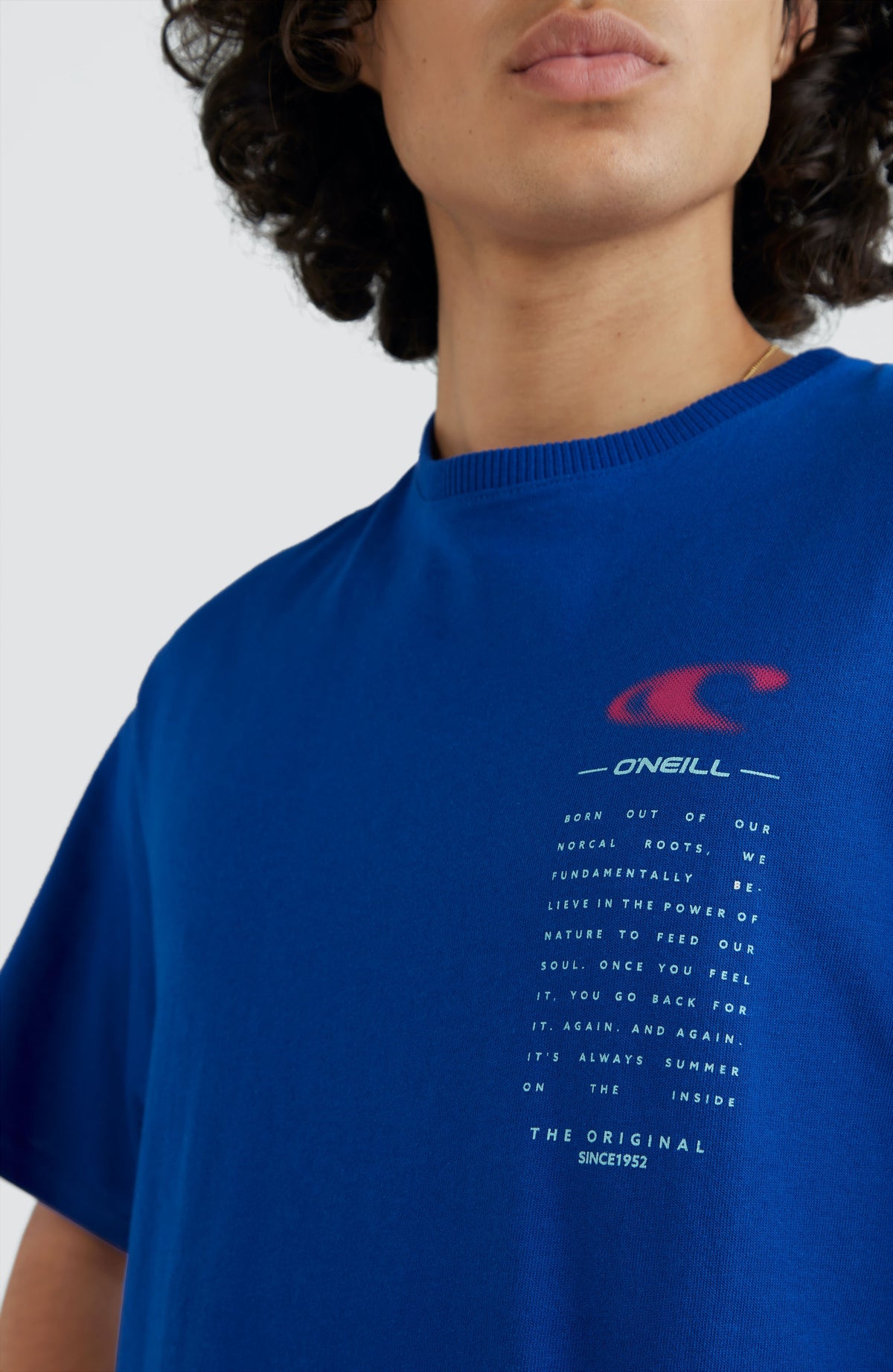 California T-Shirt | Surf the web Blue