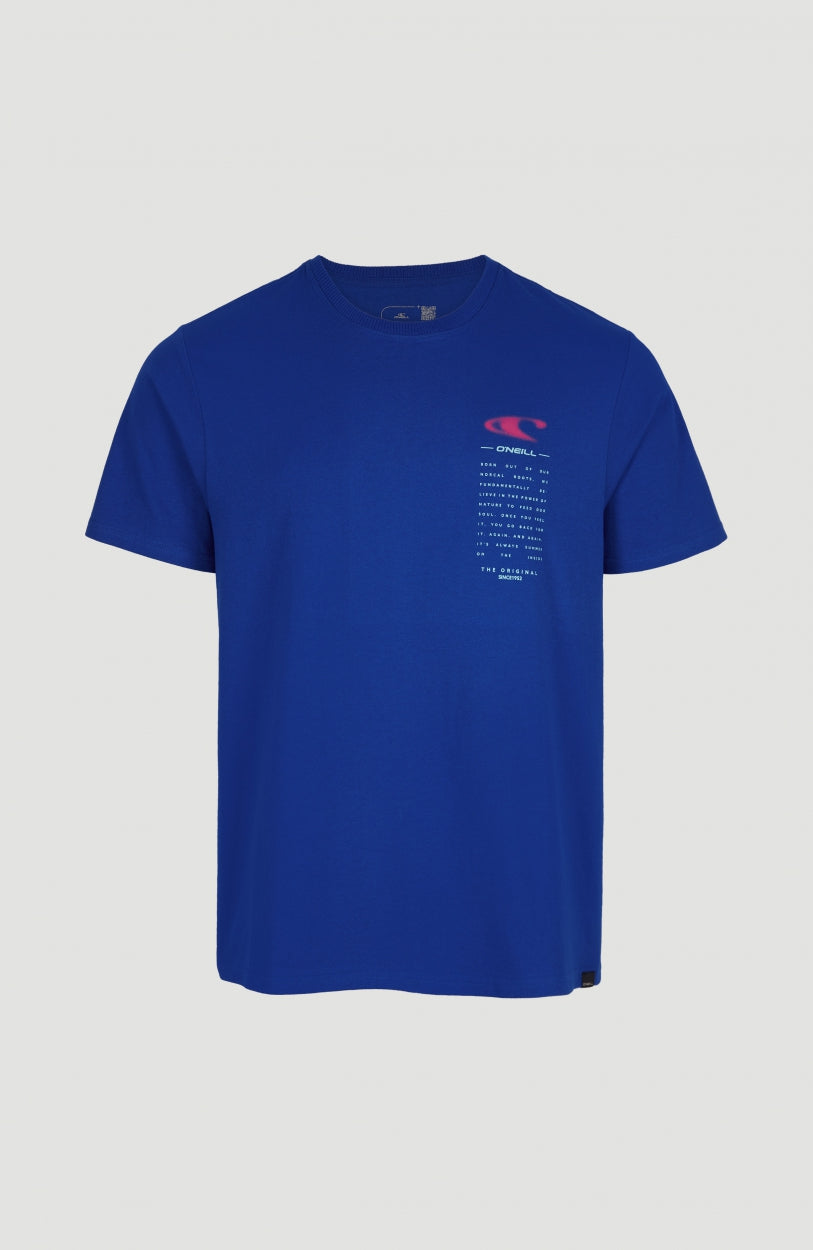 California T-Shirt | Surf the web Blue