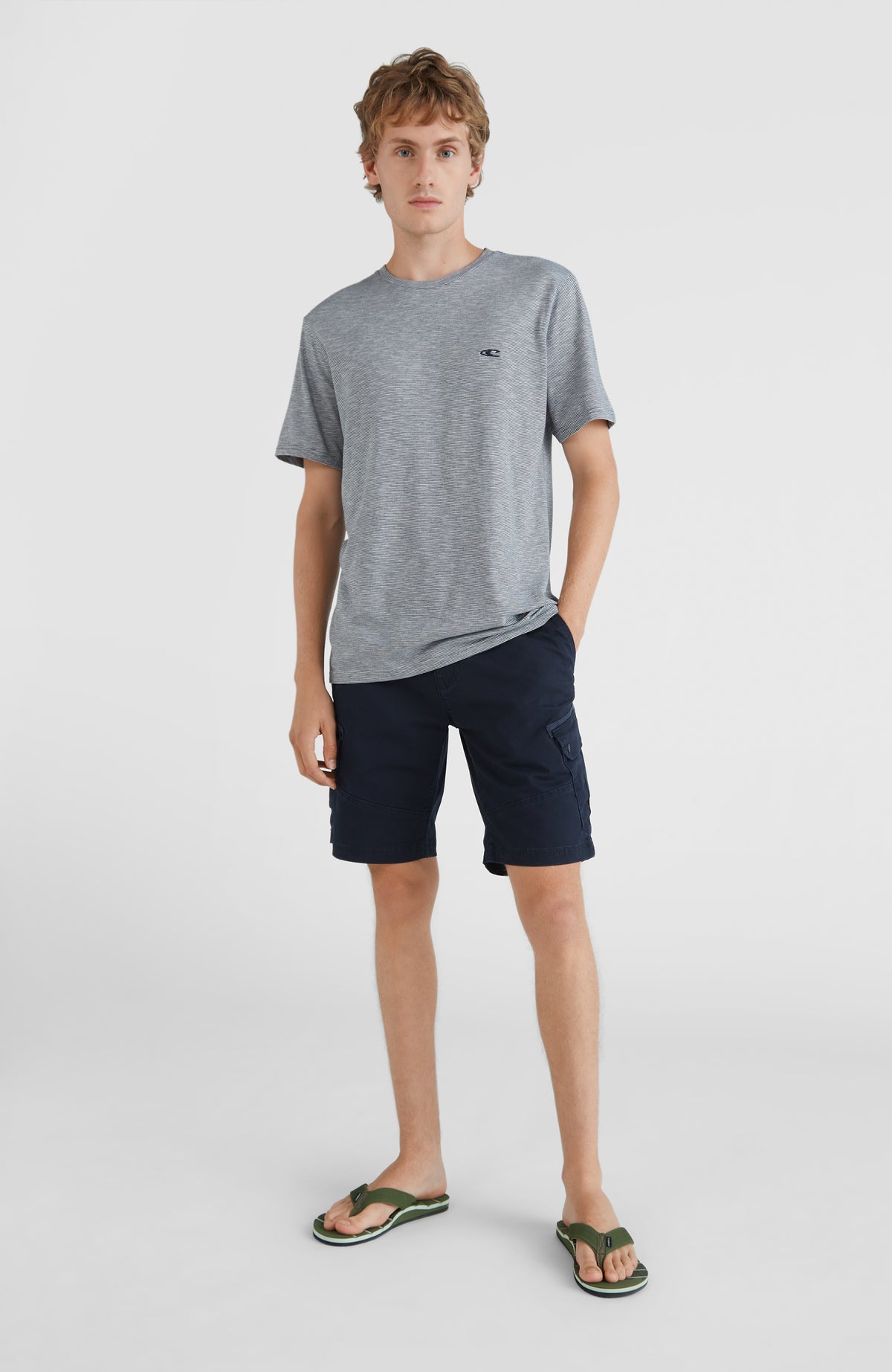 Mini Stripe T-Shirt | Ink Blue