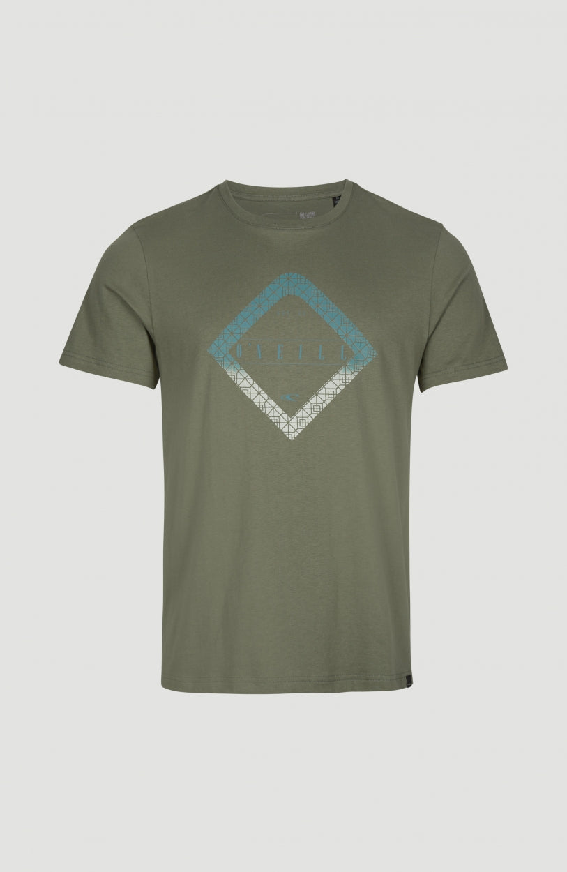 Diamond T-Shirt | Deep Lichen Green