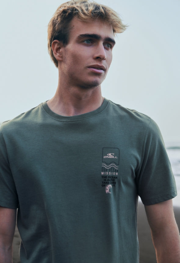 Dulce T-Shirt | Deep Lichen Green