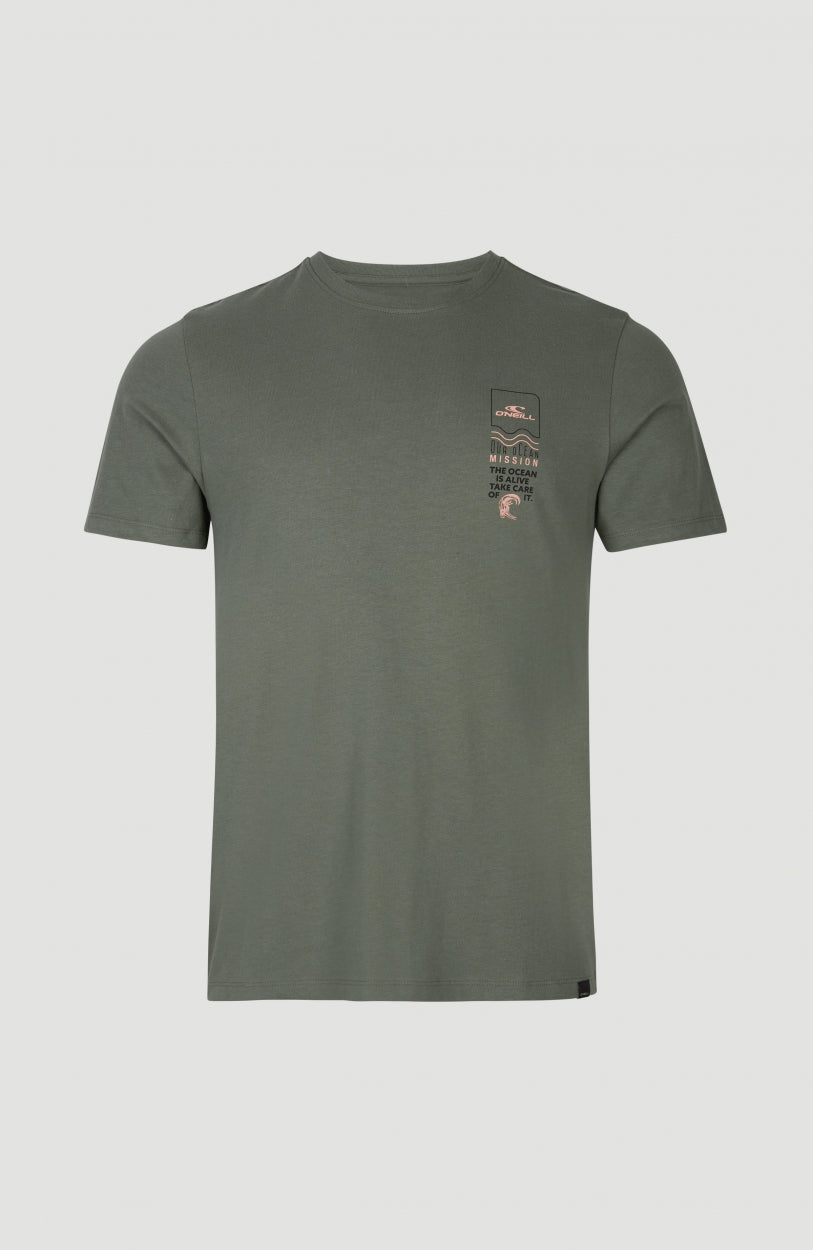 Dulce T-Shirt | Deep Lichen Green